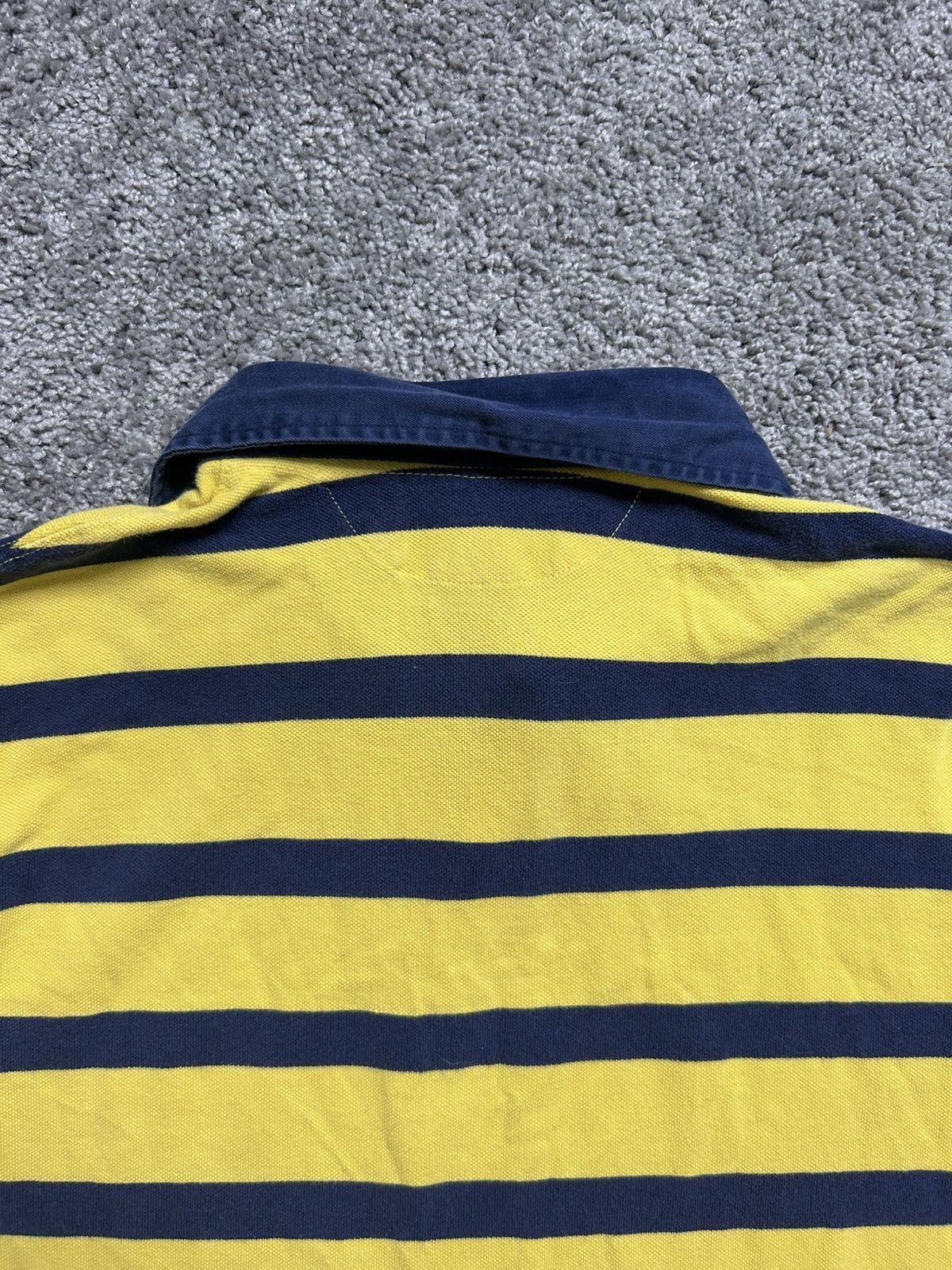 Polo Ralph Lauren Vintage 80s Polo Ralph Lauren Striped Rugby Short Sleeve Size US XL / EU 56 / 4 - 8 Thumbnail