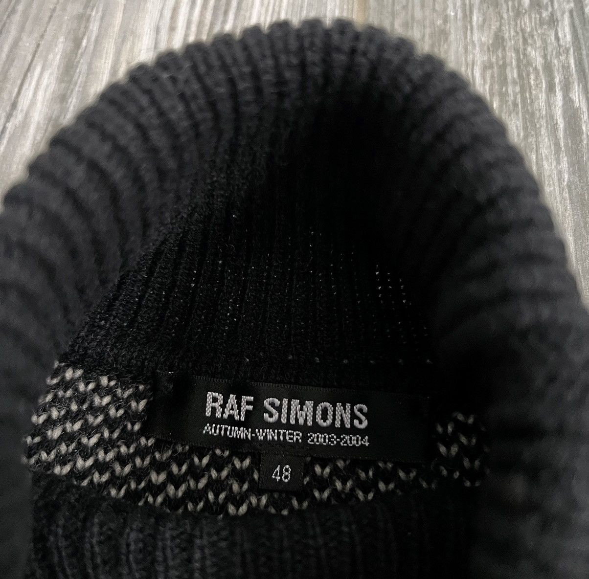 Raf Simons AW2003-2004 Raf Simons Closer Bauhaus Runway Knit Turtleneck Size US XL / EU 56 / 4 - 10 Thumbnail