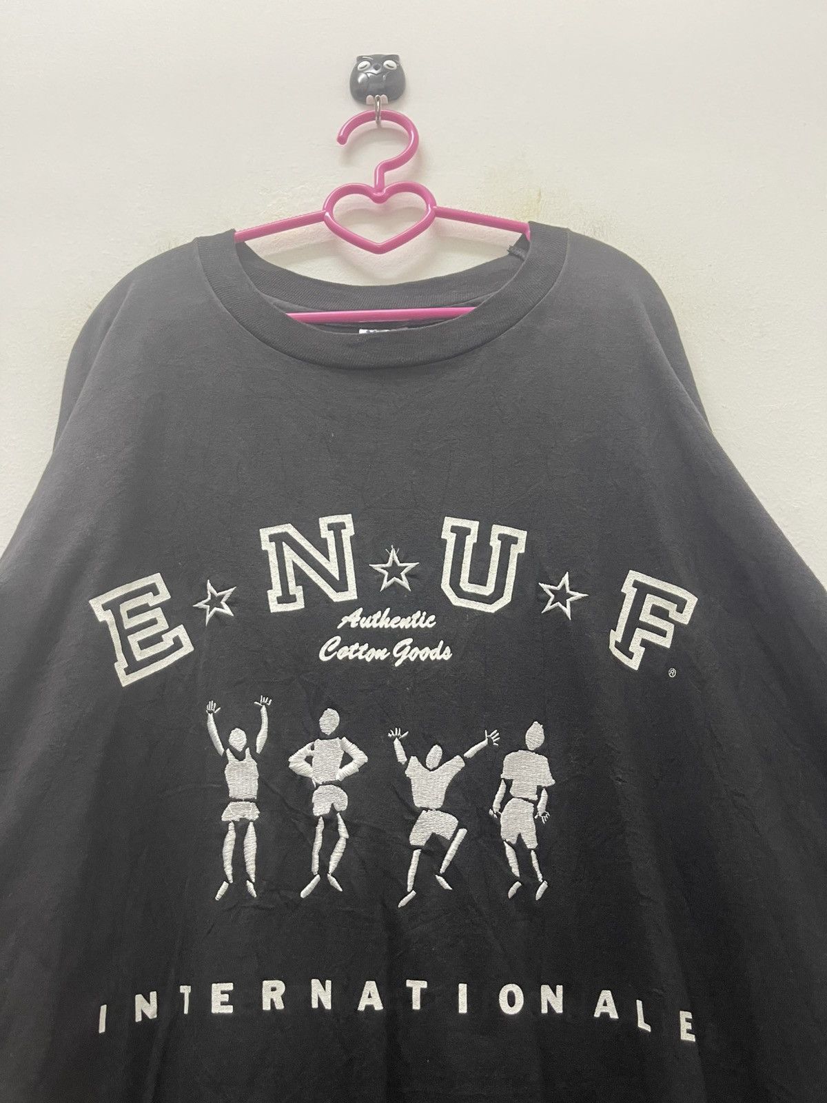 Rap Tees Rare 90s Vintage ENUF INTERNATIONALE Made in USA Tee Size US XL / EU 56 / 4 - 3 Thumbnail