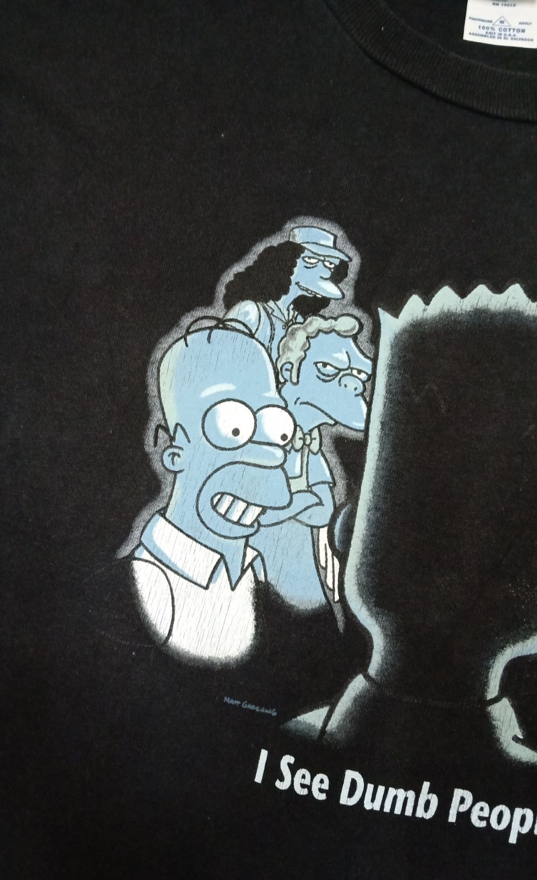 Fox Racing × The Simpsons × Vintage Vintage The Simpsons : I See Dumb People T-shirt Size US L / EU 52-54 / 3 - 5 Thumbnail