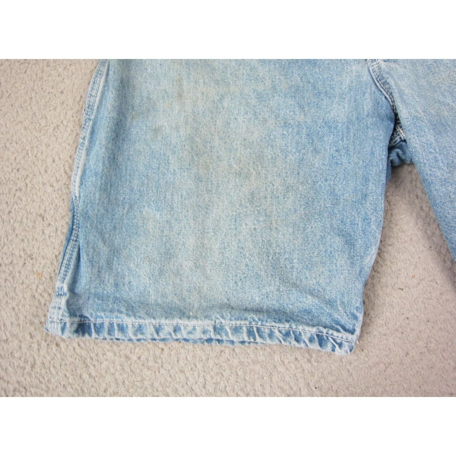 Vintage VINTAGE Key Shorts Mens 34 Blue Denim Jorts Light Carpenter Work Baggy Denim Shorts Blue 34 Mens Size US 34 / EU 50 - 3 Thumbnail