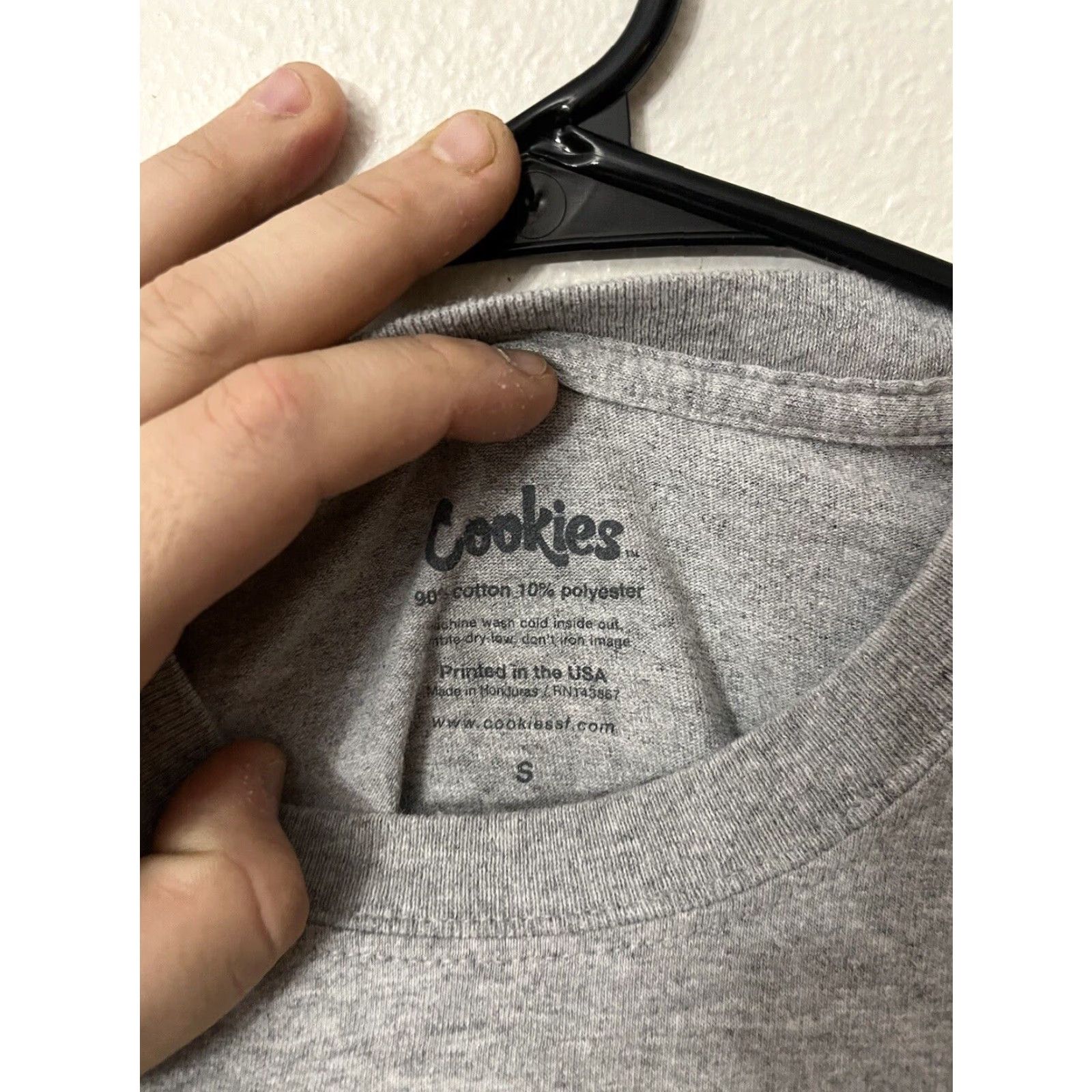 Vintage Cookies Star-Crossed Heather Grey Men's Tee Shirt 1546T4366-HGY Small Size US S / EU 44-46 / 1 - 2 Thumbnail