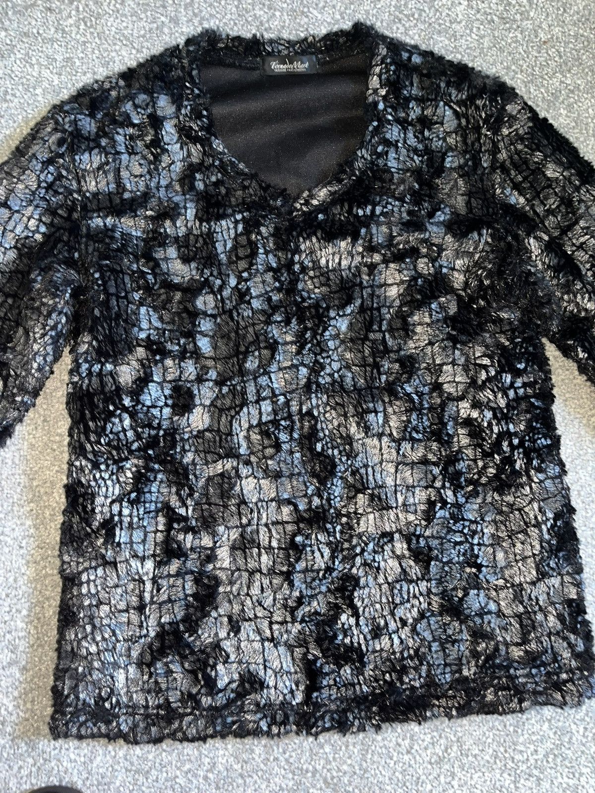 Tornado Mart Tornado Mart Shiny fur crocodile sweater Size US M / EU 48-50 / 2 - 3 Thumbnail