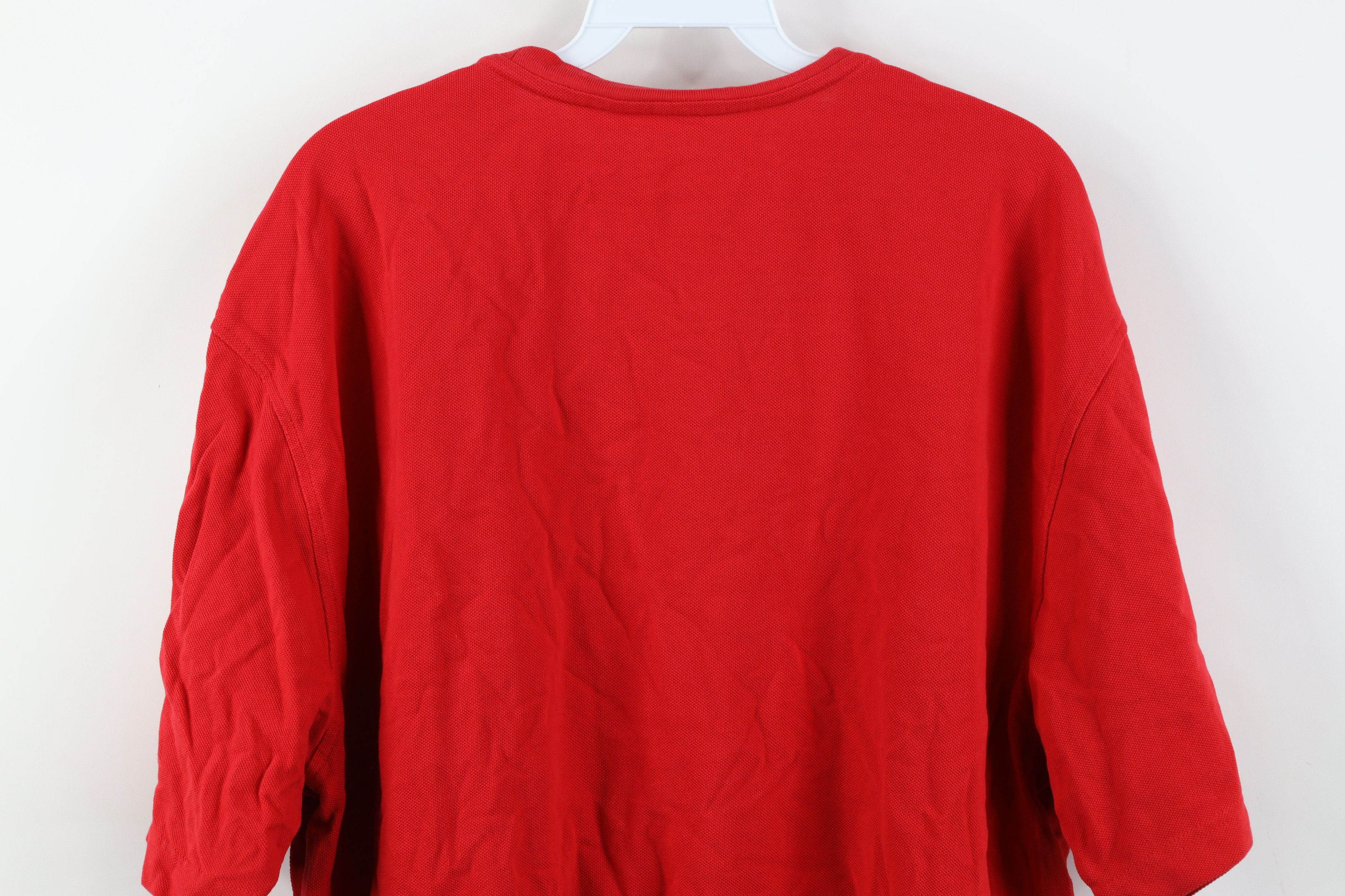 Apple Vintage Apple Company Apple Logo Thermal Knit T-Shirt Red Size US XXL / EU 58 / 5 - 10 Thumbnail