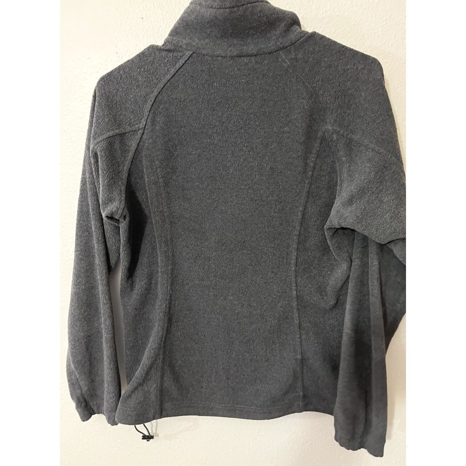Vintage Columbia Women's Gray Fleece Jacket Full Zip Sweater Size S Casual Mid-Length Jacket Zip Pockets Size S / US 4 / IT 40 - 2 Thumbnail