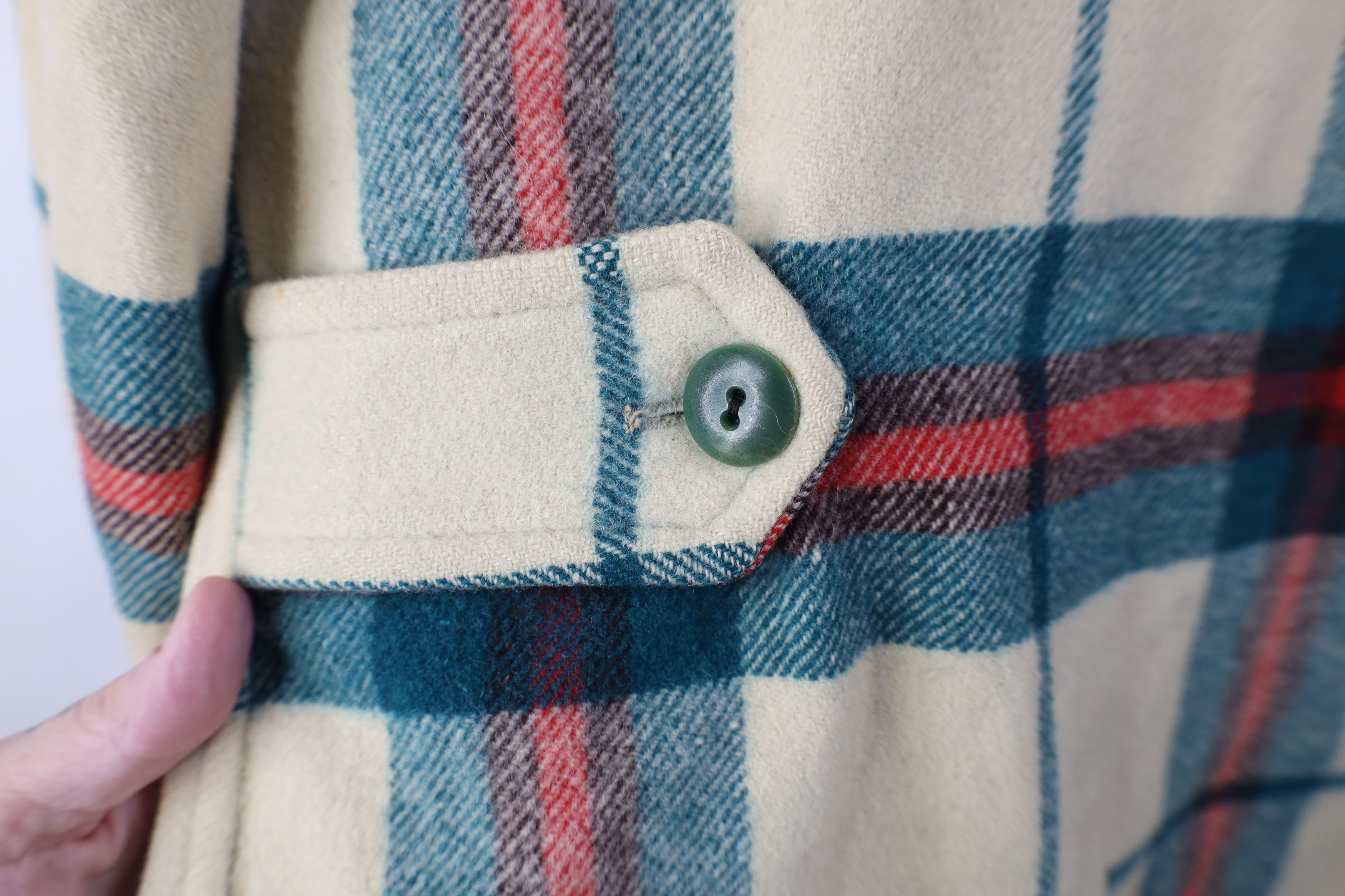 Pendleton Vintage 60s 70s Pendleton Mackinaw Wool Jacket Plaid USA Size US L / EU 52-54 / 3 - 10 Thumbnail