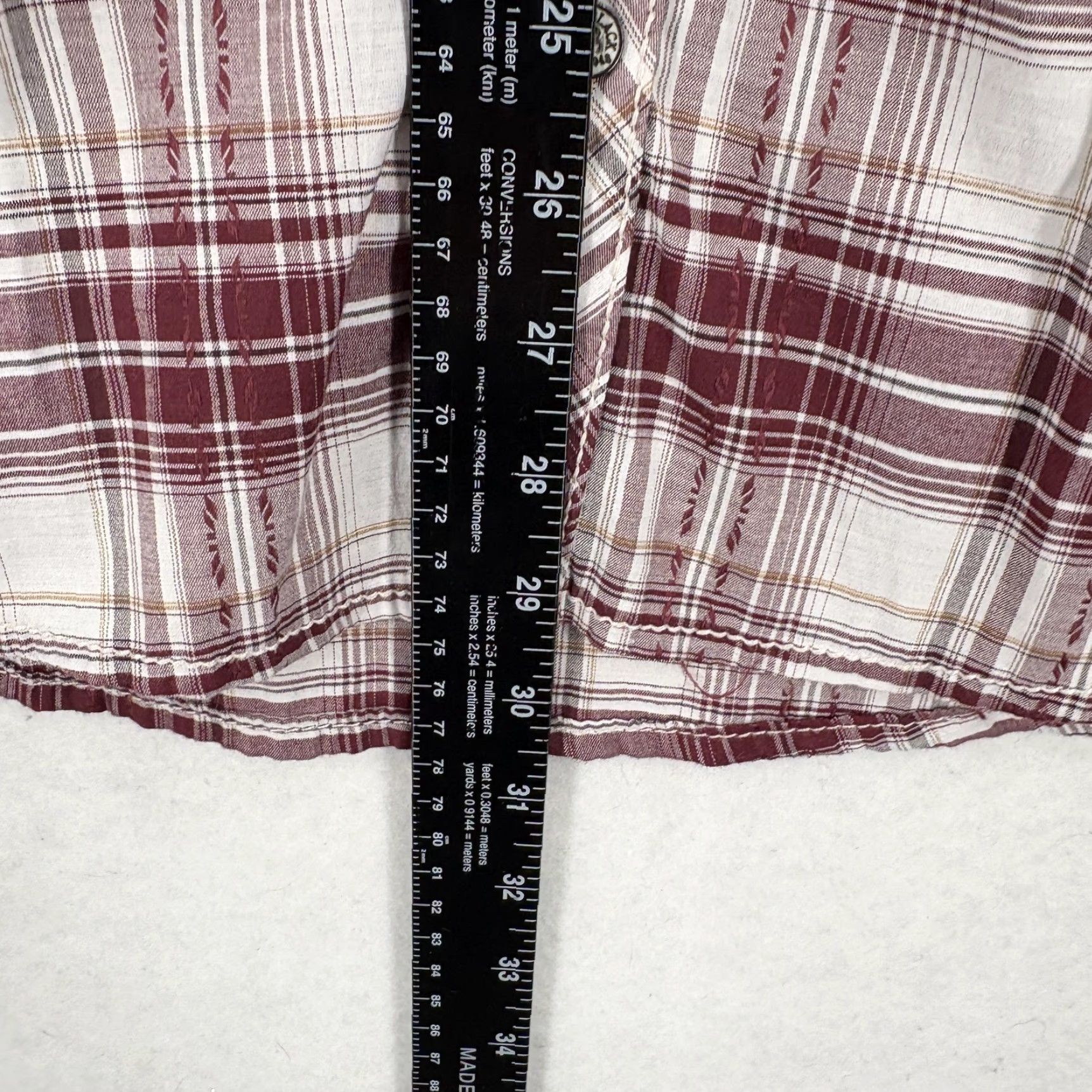 Buckle Black VINTAGE Buckle Black Shirt Mens L Red Plaid Western Pearl Snap Athletic Grunge Y2K Size US L / EU 52-54 / 3 - 6 Thumbnail