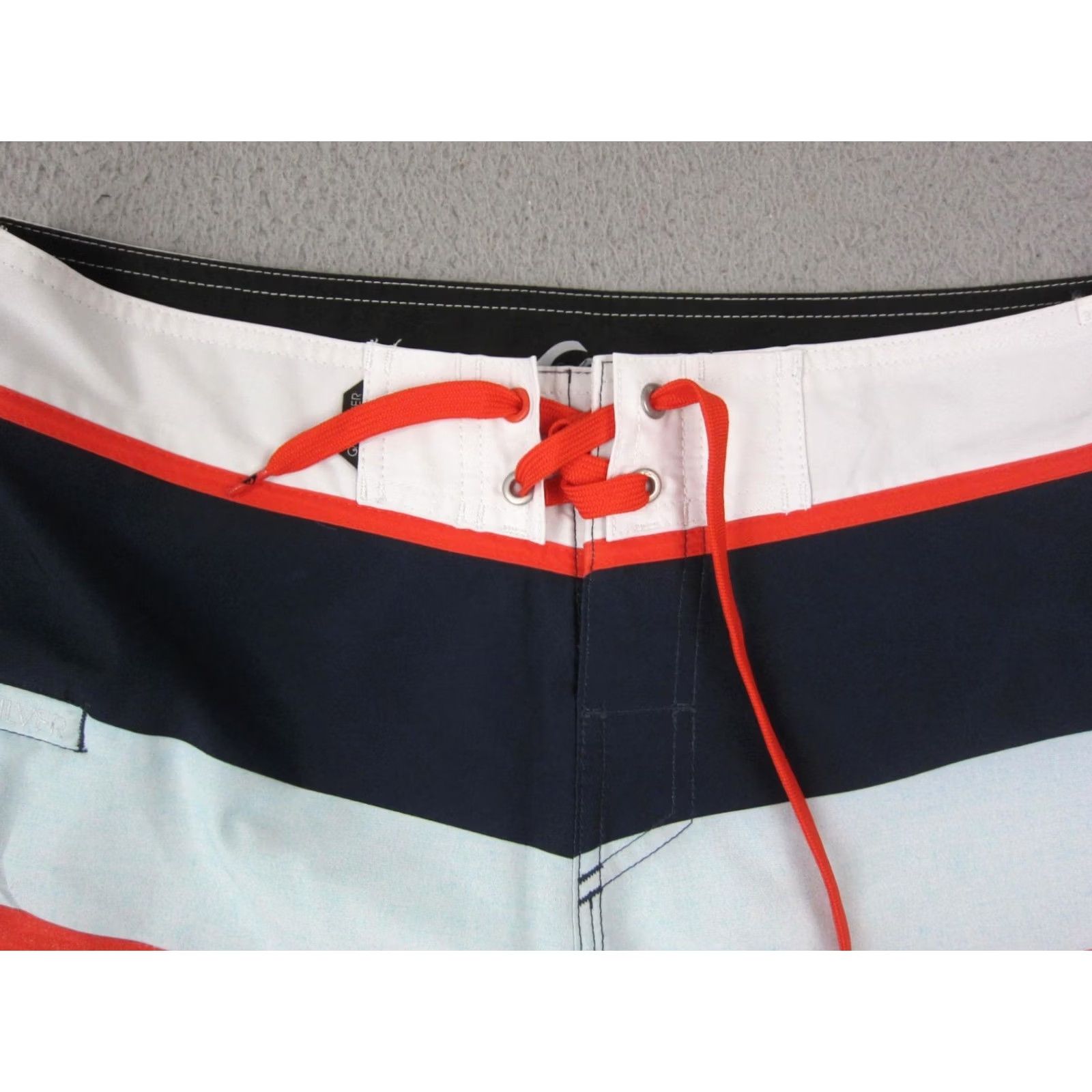 Quiksilver Quiksilver Shorts Mens Size 32 Orange Blue Stripe Sunset Future Swim Trunks Beach 90s Pockets Mens Size US 32 / EU 48 - 3 Thumbnail
