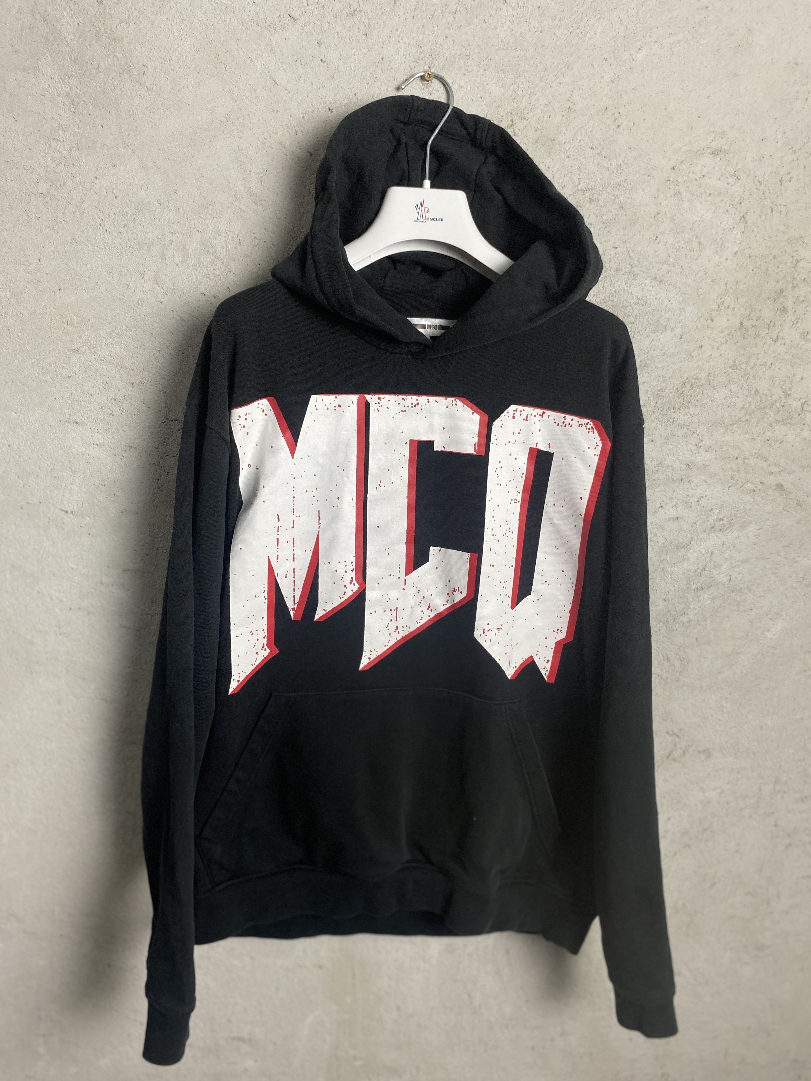 Alexander McQueen MCQ Alexander McQueen big logo printed hoodie Size US L / EU 52-54 / 3 - 1 Thumbnail