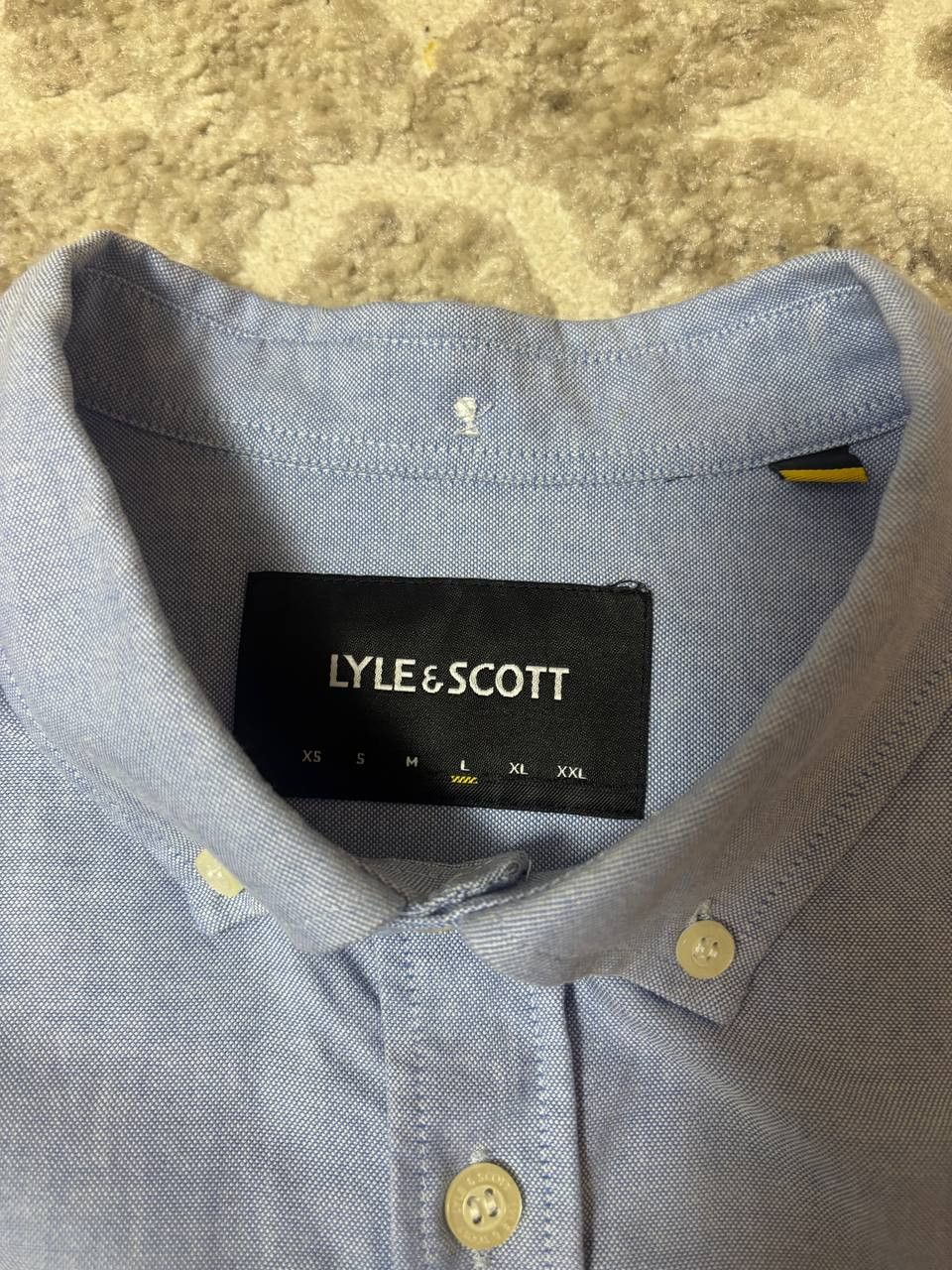 Lyle & Scott 🦅 Lyle & Scott Men's Oxford Button-Down Shirt | Size L Size US L / EU 52-54 / 3 - 12 Thumbnail