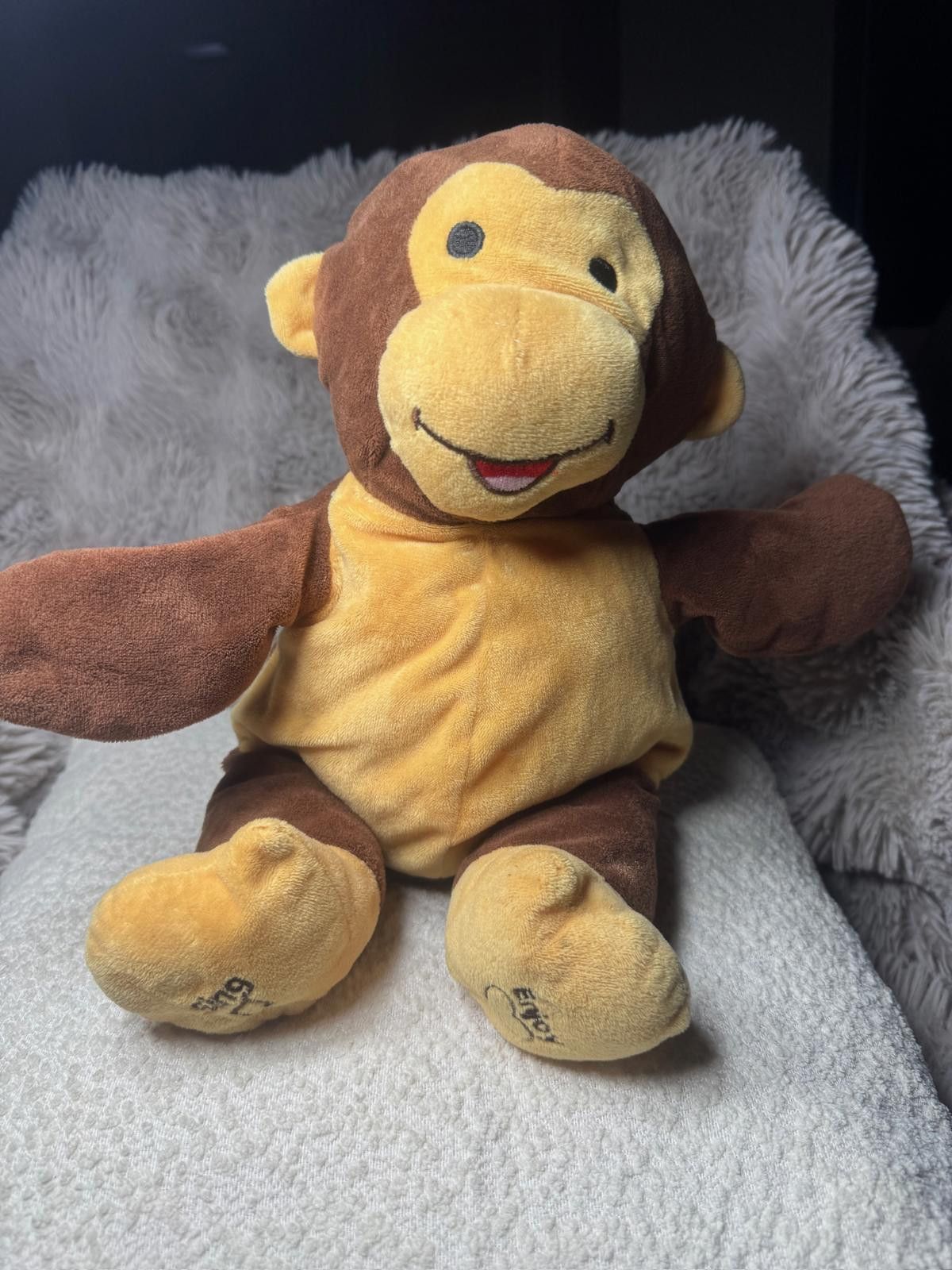 Designer EPM Plush Stuffed Monkey Toy Size ONE SIZE - 1 Thumbnail
