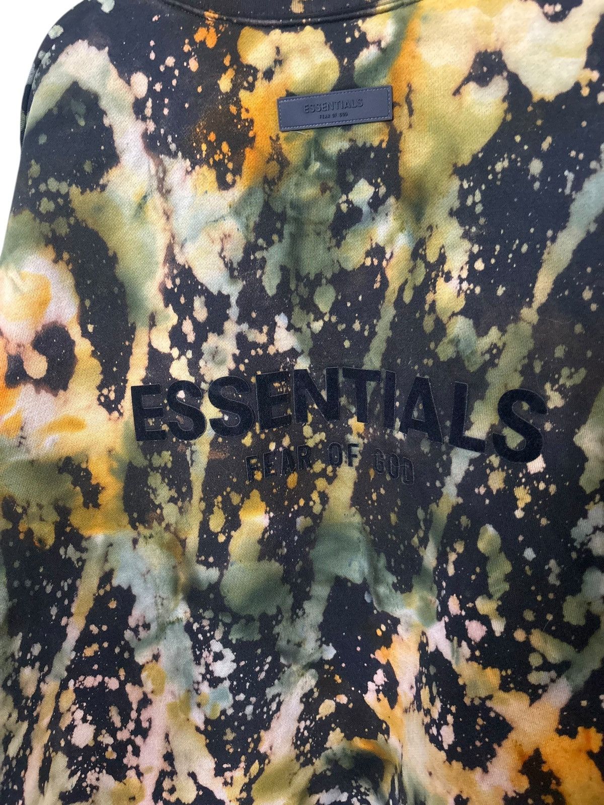 Essentials Custom Tie-dye Fear of God Essentials Logo Sweatshirt Size US XL / EU 56 / 4 - 6 Thumbnail