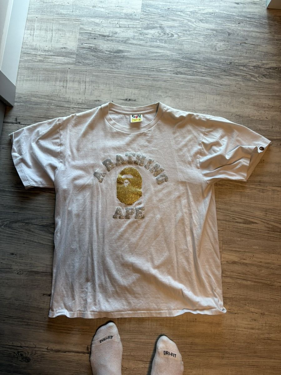 Bape Glitter Bape Shirt Size US XL / EU 56 / 4 - 1 Thumbnail