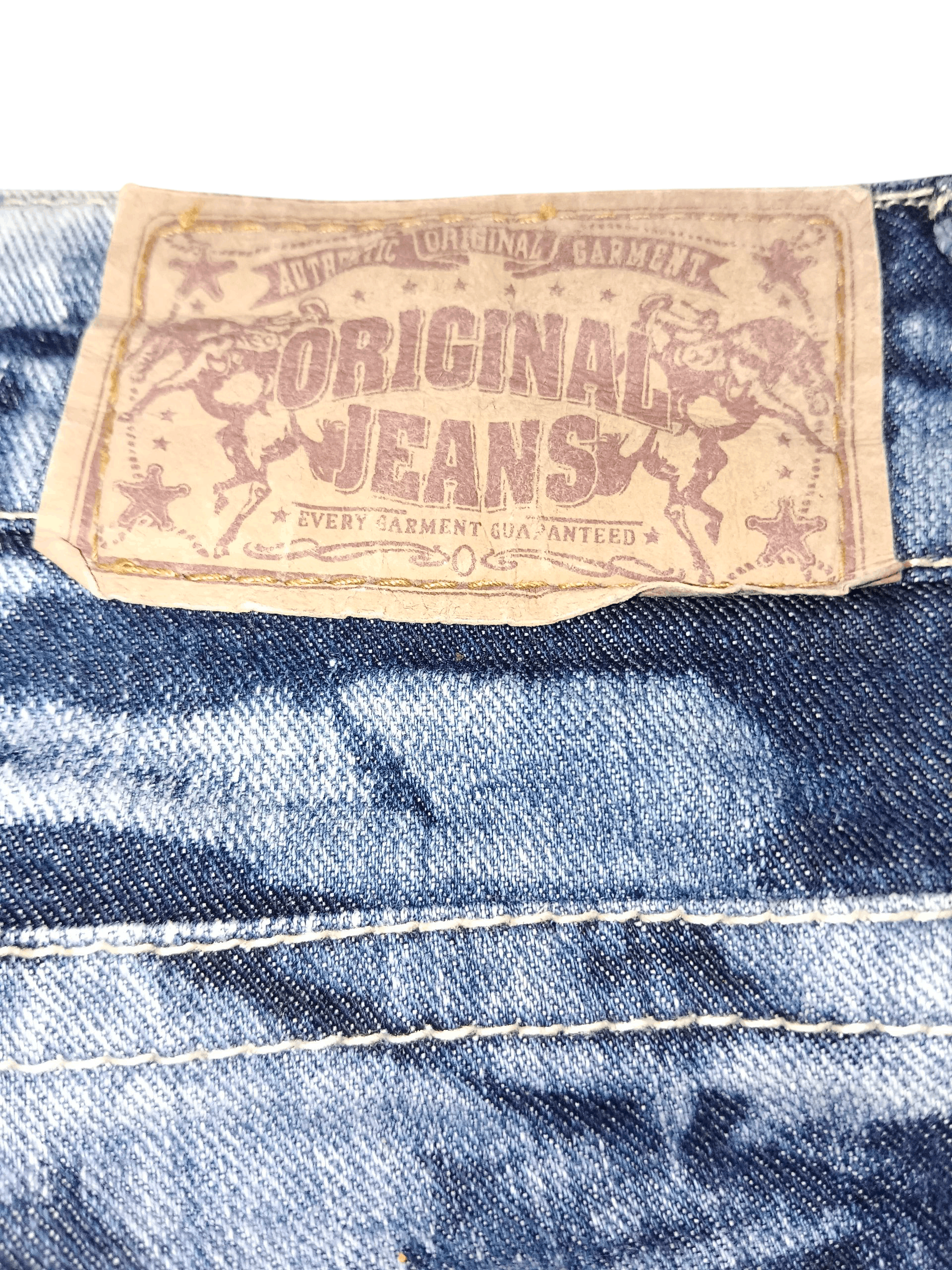 Denim & Co. 🔥FYE🔥 Patches Distressed Punk Cropped Denim Size US 37 - 9 Thumbnail