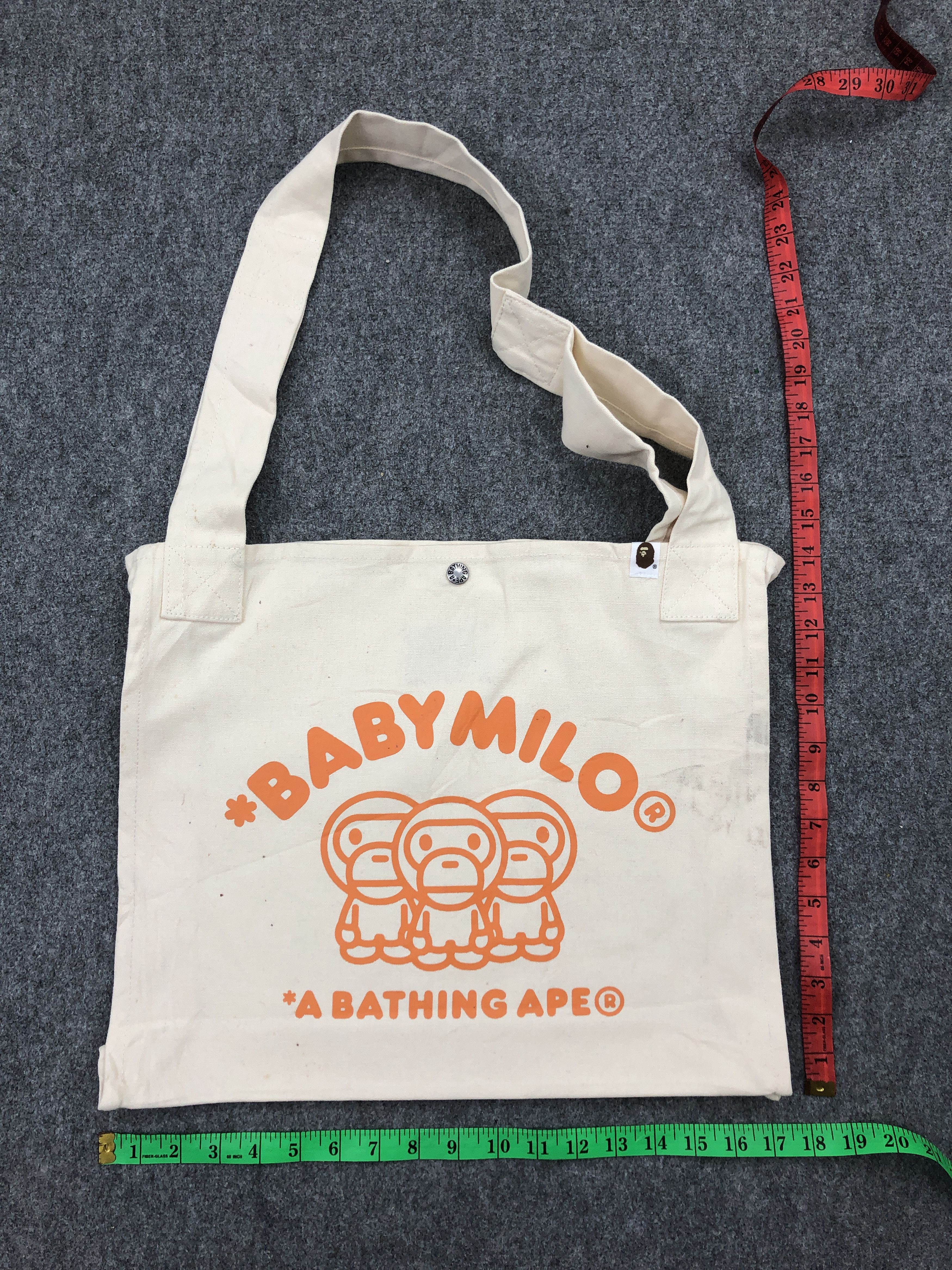 Bape Vintage Bape Baby Milo Tote Bag Crossbody BG0151 Size ONE SIZE - 10 Thumbnail