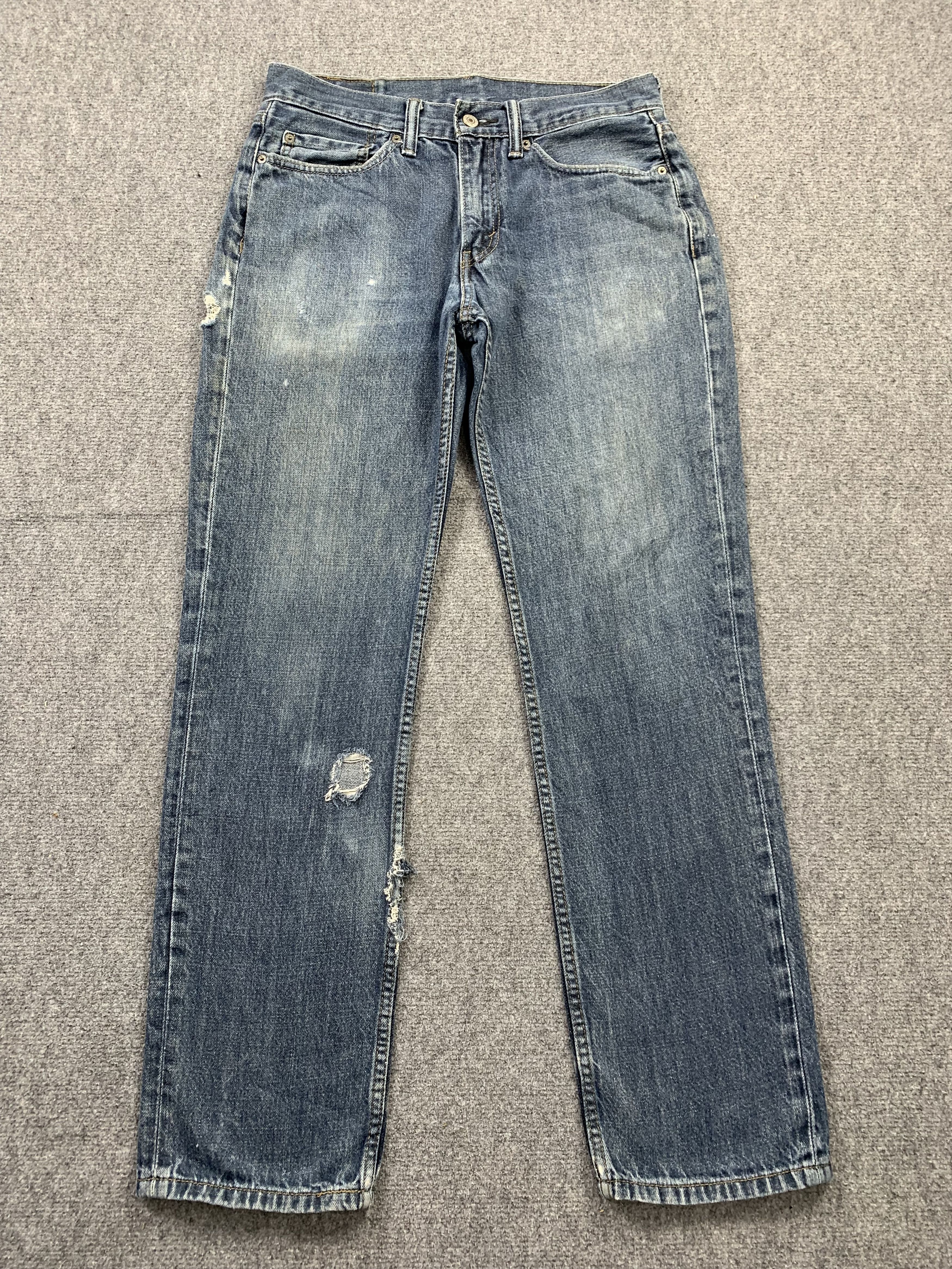 Levi's Vintage Levis 514 Faded Blue Jeans DP2189 Size US 31 - 1 Thumbnail