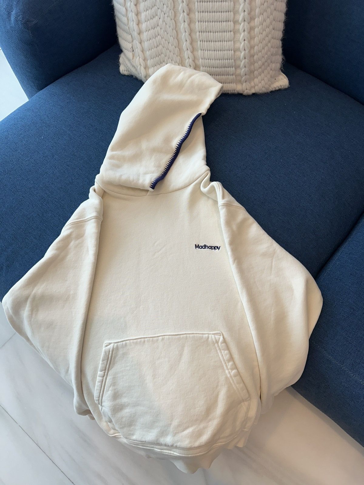 Madhappy MadHappy Classic Fleece Hoodie White with Purple Size US L / EU 52-54 / 3 - 1 Thumbnail