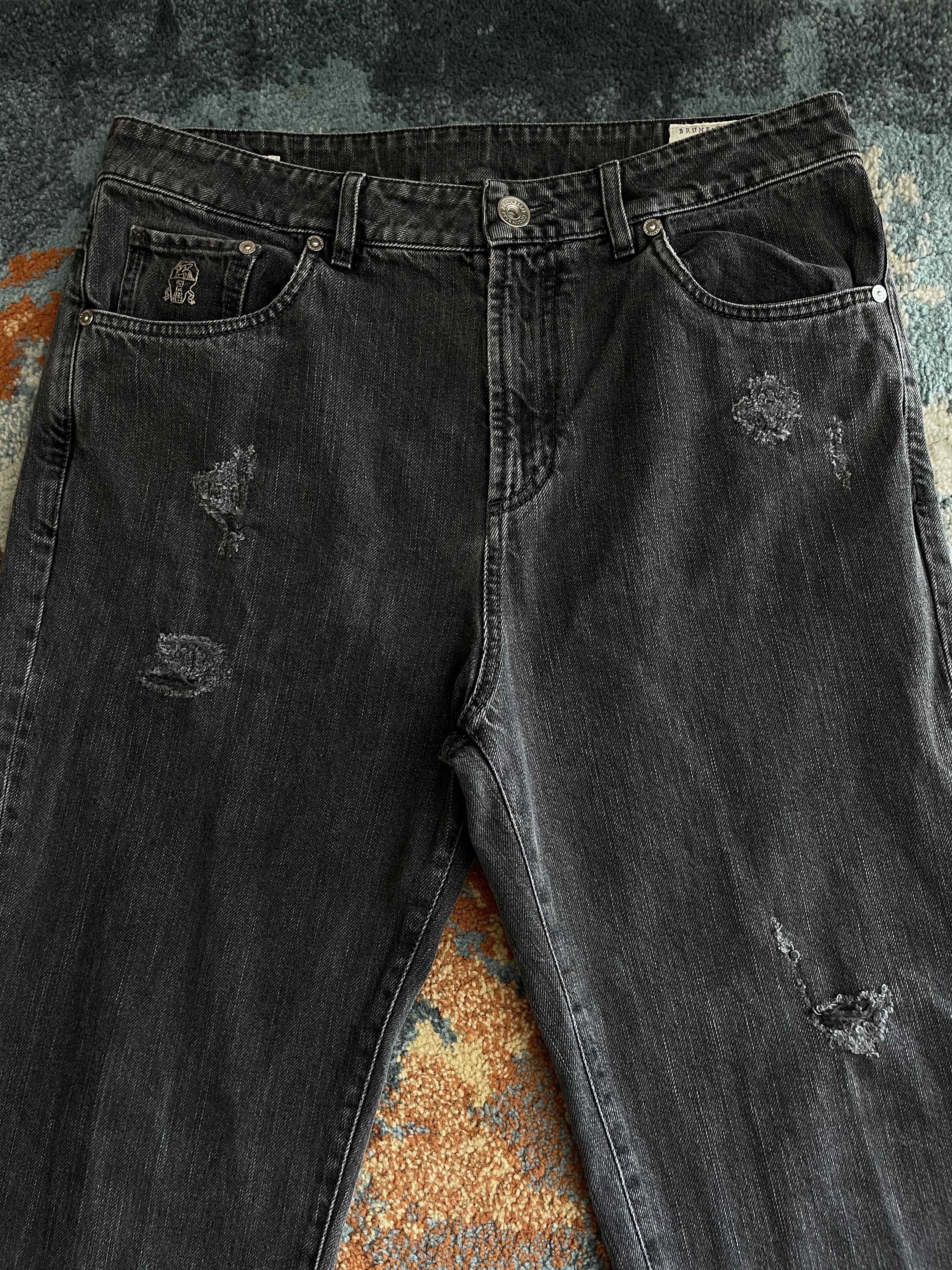 Brunello Cucinelli Brunello Cucinelli Lose Fit denim Pants Size US 33 - 3 Thumbnail
