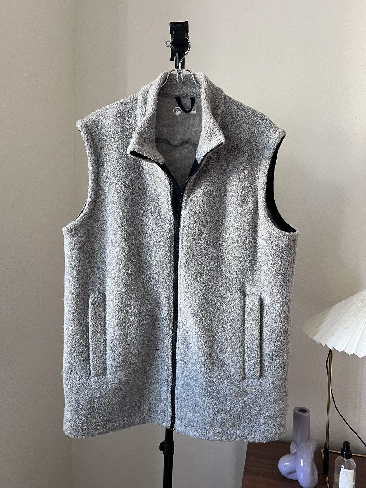 image of Outlier Experiment 043 Strongwool Vest Light Grey (Tagged S), Men's (Size Small)