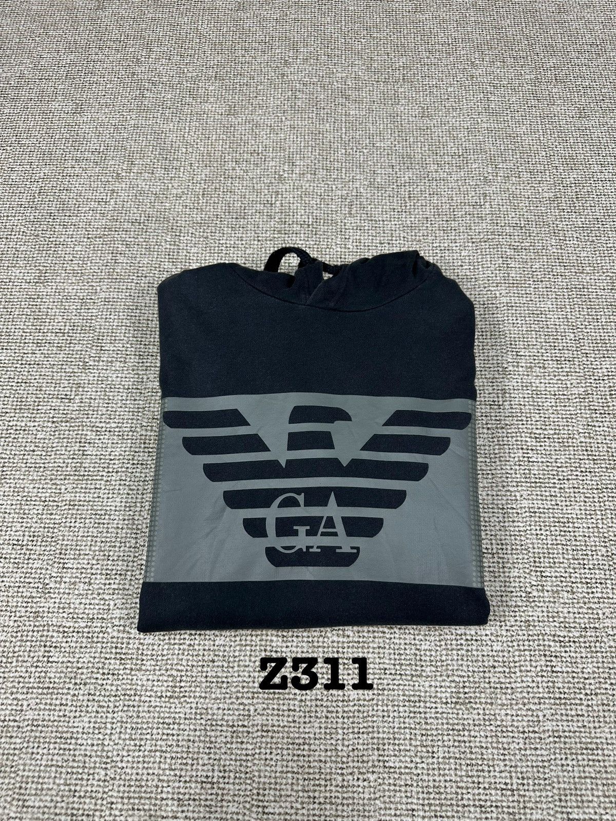 Giorgio Armani Emporio Armani by Giorgio Armani Big Logo Hoodie Z311 Size US S / EU 44-46 / 1 - 13 Thumbnail