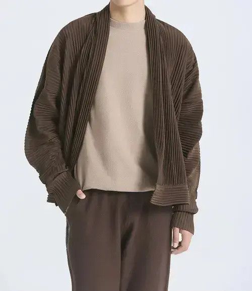 Japanese Brand 20AW Indigo Union Japan Brown Modern Noragi Kimono Jacket Size US XL / EU 56 / 4 - 1 Thumbnail