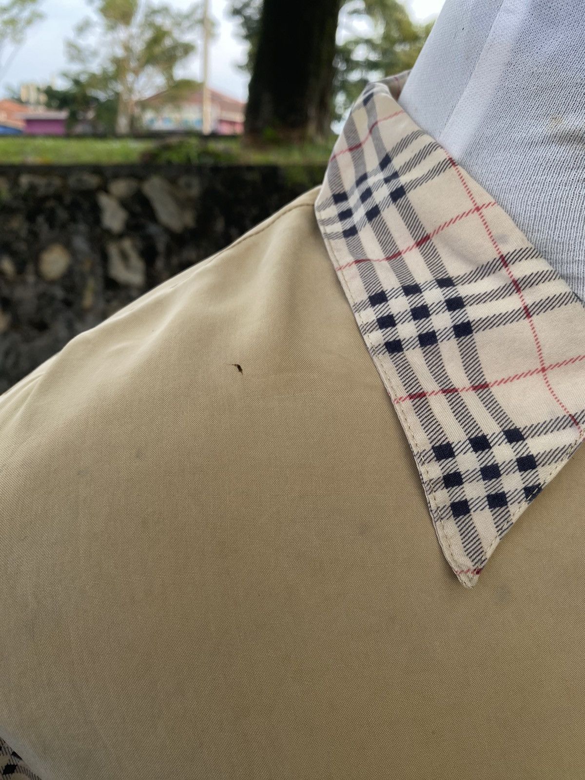 Burberry Last Drop!! Vintage Burberry Nova check Silk Shirt Size US M / EU 48-50 / 2 - 7 Thumbnail
