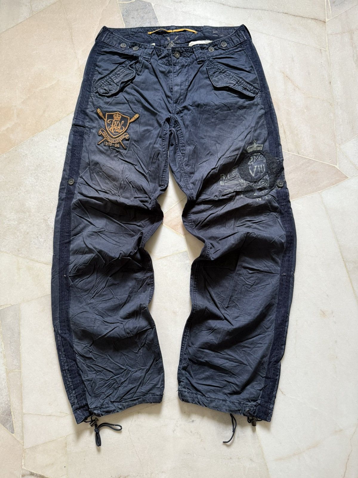 Polo Ralph Lauren Vintage Polo ralph lauren parachute cargo pants Size US 31 - 1 Thumbnail