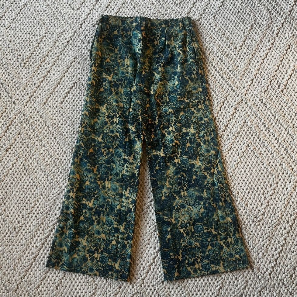 Issey Miyake Issey Miyake AW03 floral lightweight wool pants Size US 29 - 3 Thumbnail