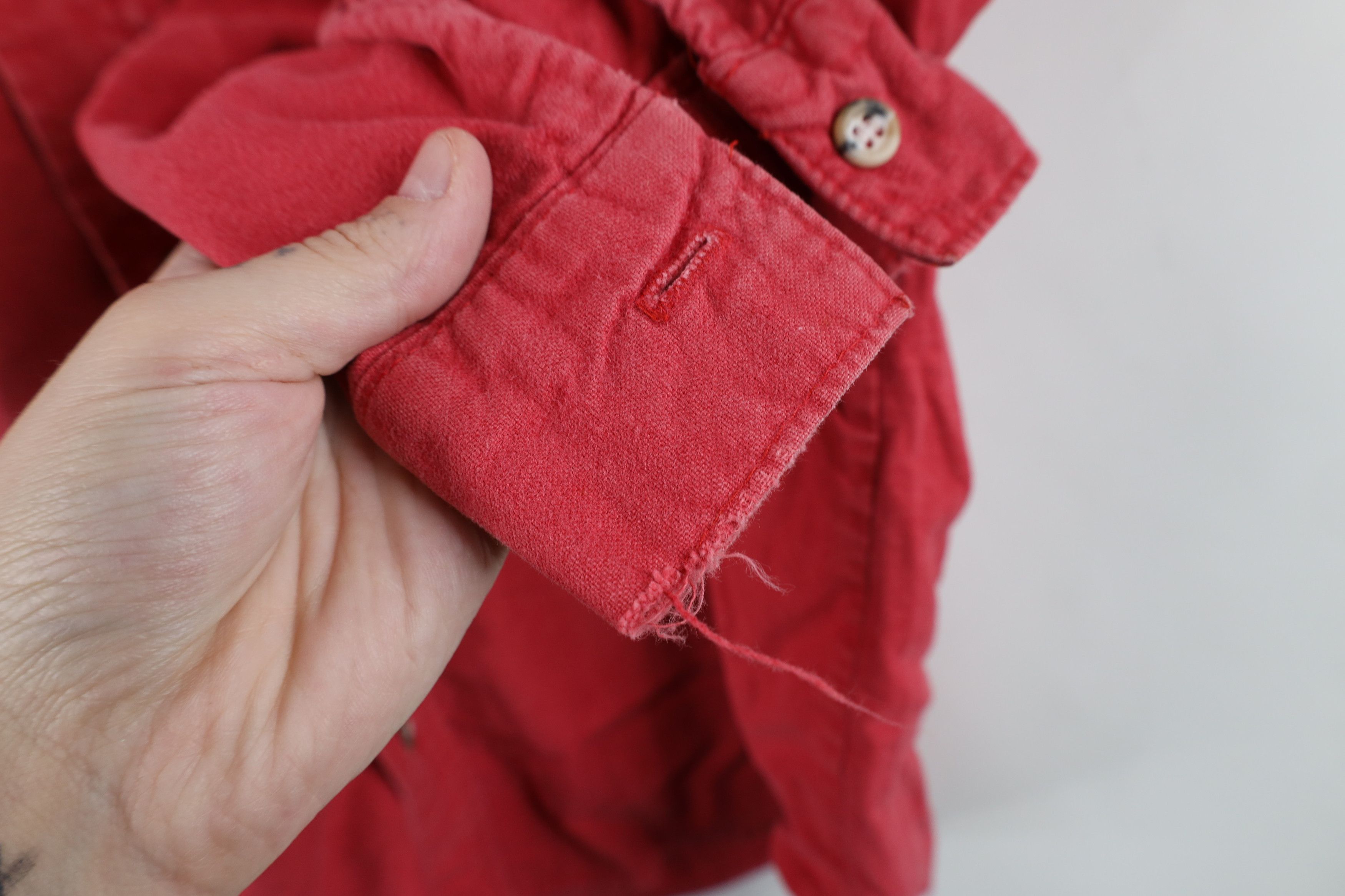 FiveBrother Vintage 90s Five Brother Chamois Cloth Button Shirt USA Size US L / EU 52-54 / 3 - 7 Thumbnail