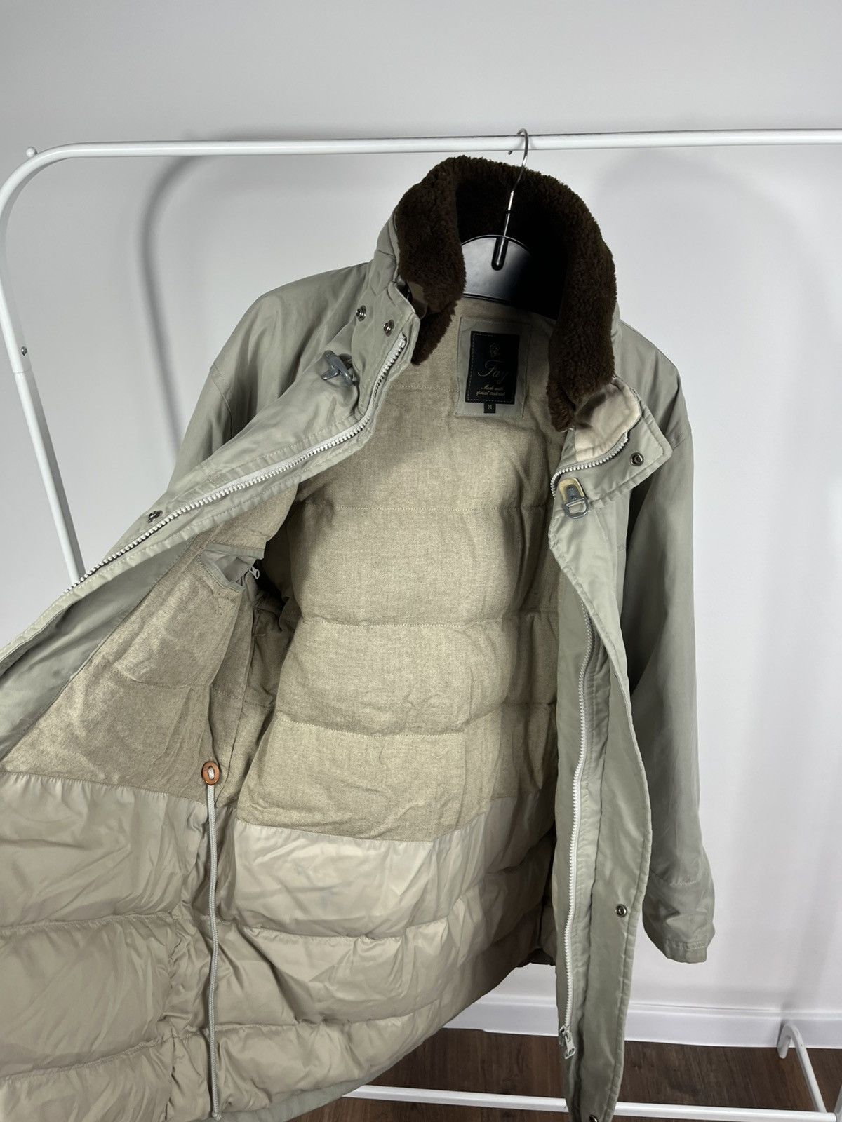 Fay Fay Men’s Winter Parka Jacket Fur Collar Coat M Warm Coat Size US M / EU 48-50 / 2 - 8 Thumbnail