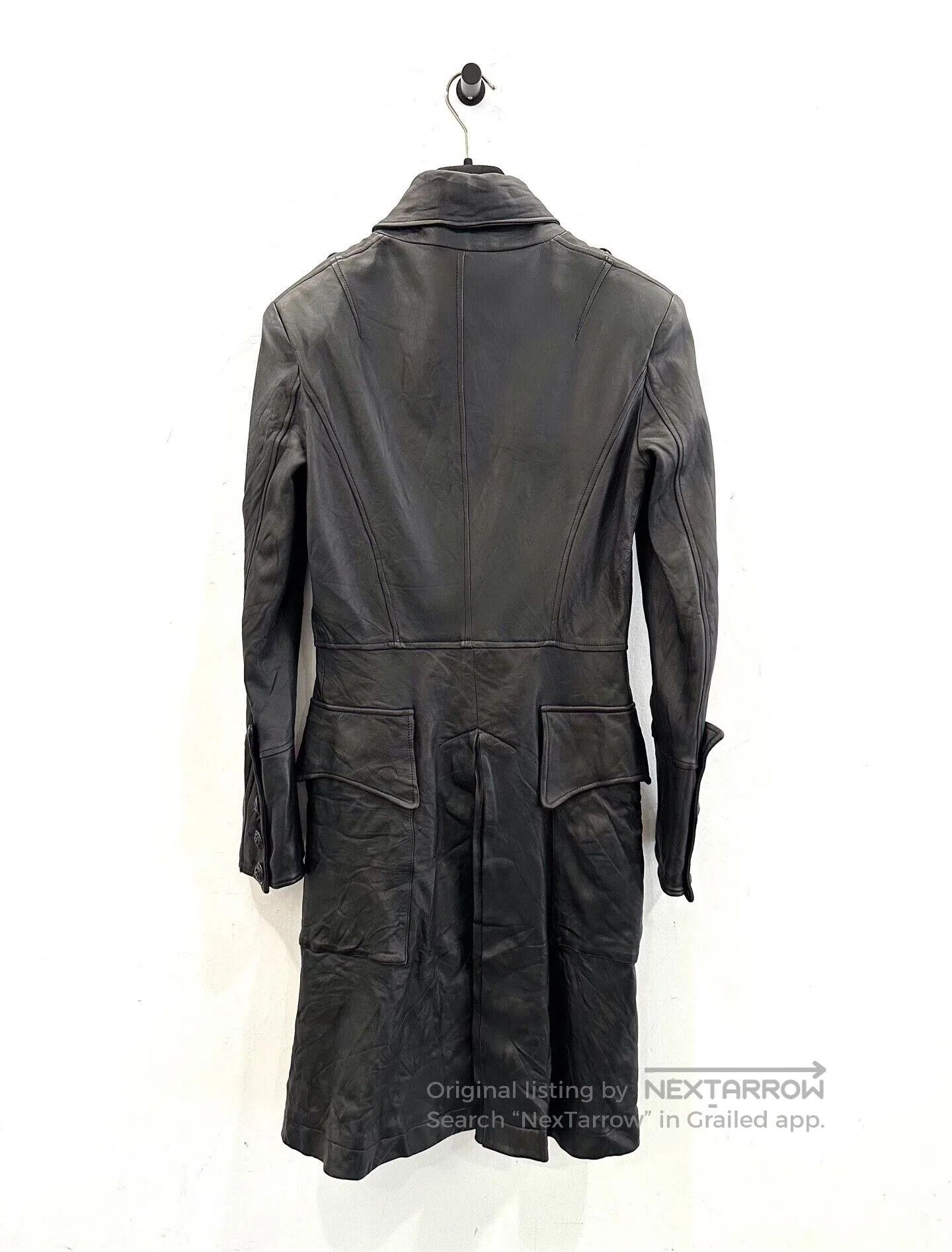 Balmain Balmain Baroque Shield Logo Leather Jacket. Size S / US 4 / IT 40 - 2 Thumbnail