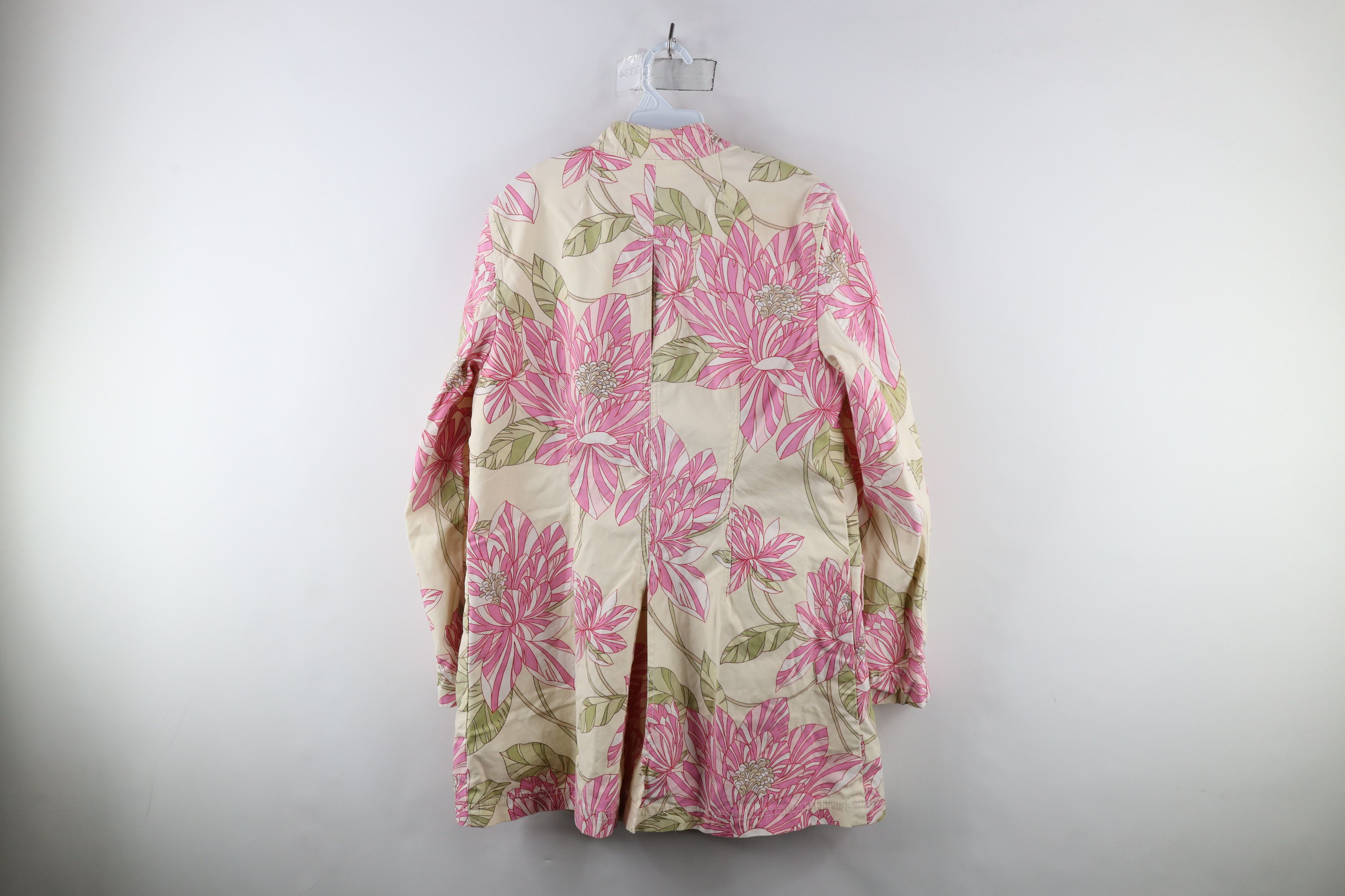 Tommy Hilfiger × Vintage Vintage 90s Tommy Hilfiger Flower Floral Full Zip Jacket Size L / US 10 / IT 46 - 12 Thumbnail