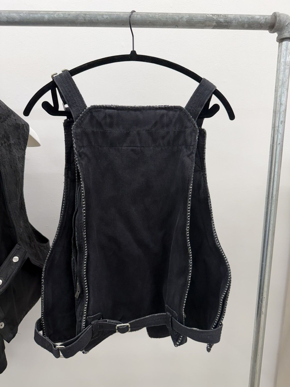 Carol Christian Poell Carol Christian Poell CCP Harness Vest Black Strap Size 40 - 2 Thumbnail