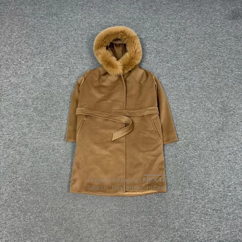 Max Mara Max Mara Camel Hooded Wool Bathrobe Overcoat Size XS / US 0-2 / IT 36-38 - 1 Thumbnail