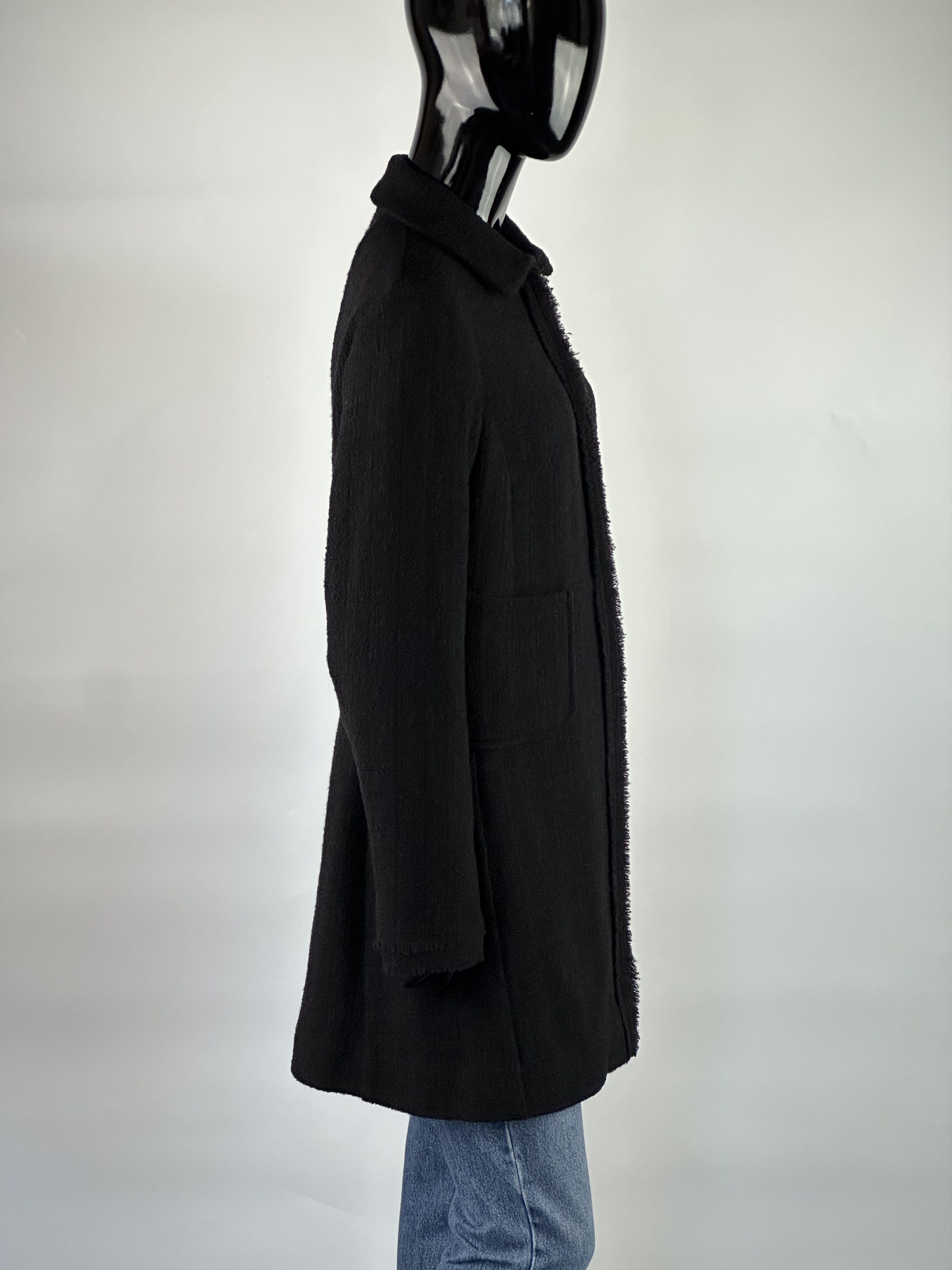 DOROTHEE SCHUMACHER Dorothee Schumacher Black Wool Coat Size M / US 6-8 / IT 42-44 - 2 Thumbnail