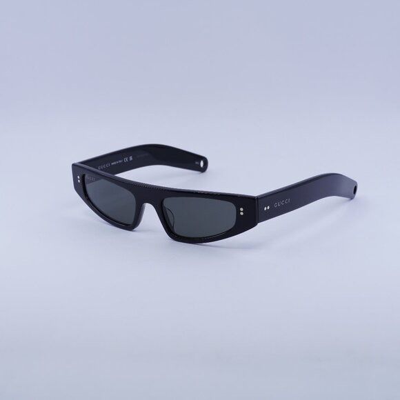Gucci Gucci GG1634S 006 Sunglasses Black Cat Eye Frame, Grey Size ONE SIZE - 1 Thumbnail