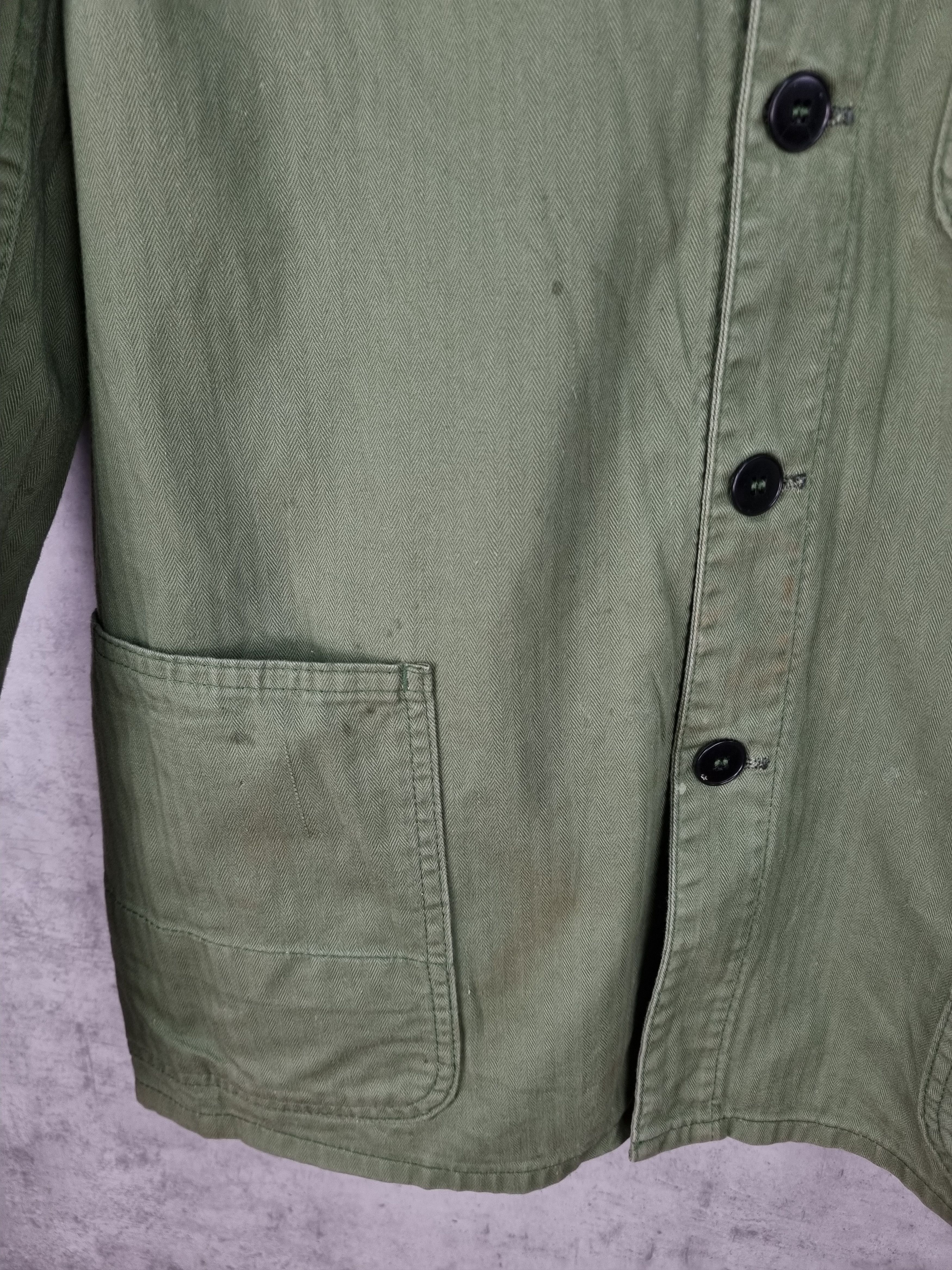 Le Laboureur × Vetra 90s Sanfor Worker Military French Chore Light Jacket Size US M / EU 48-50 / 2 - 15 Thumbnail