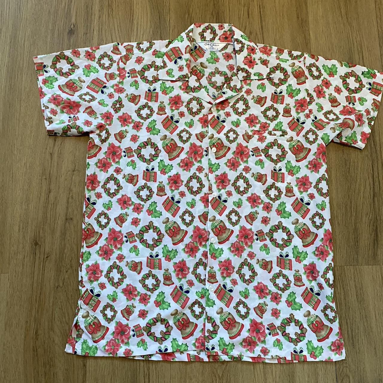 Other White and red vintage 90s Christmas Hawaiian shirt Size US L / EU 52-54 / 3 - 1 Thumbnail