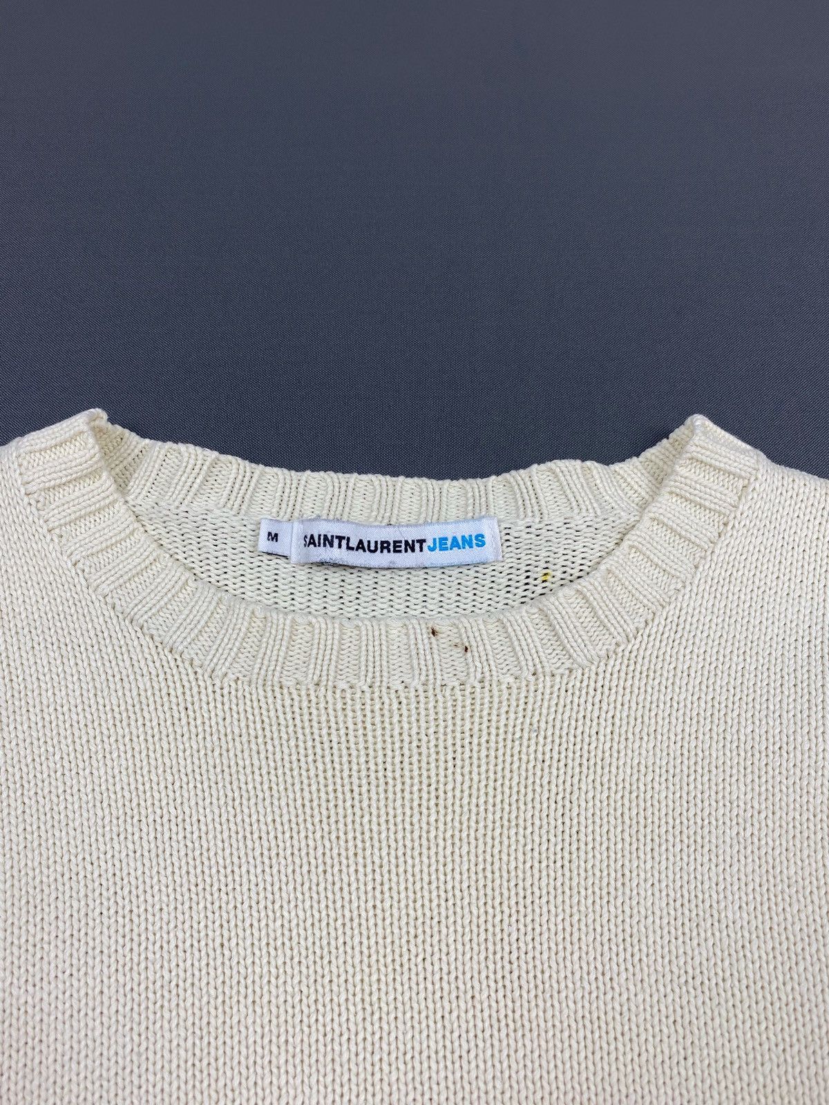 Vintage × Yves Saint Laurent 1990’s Vintage Saint Laurent Jeans YSL Oversize Sweater Size US M / EU 48-50 / 2 - 3 Thumbnail