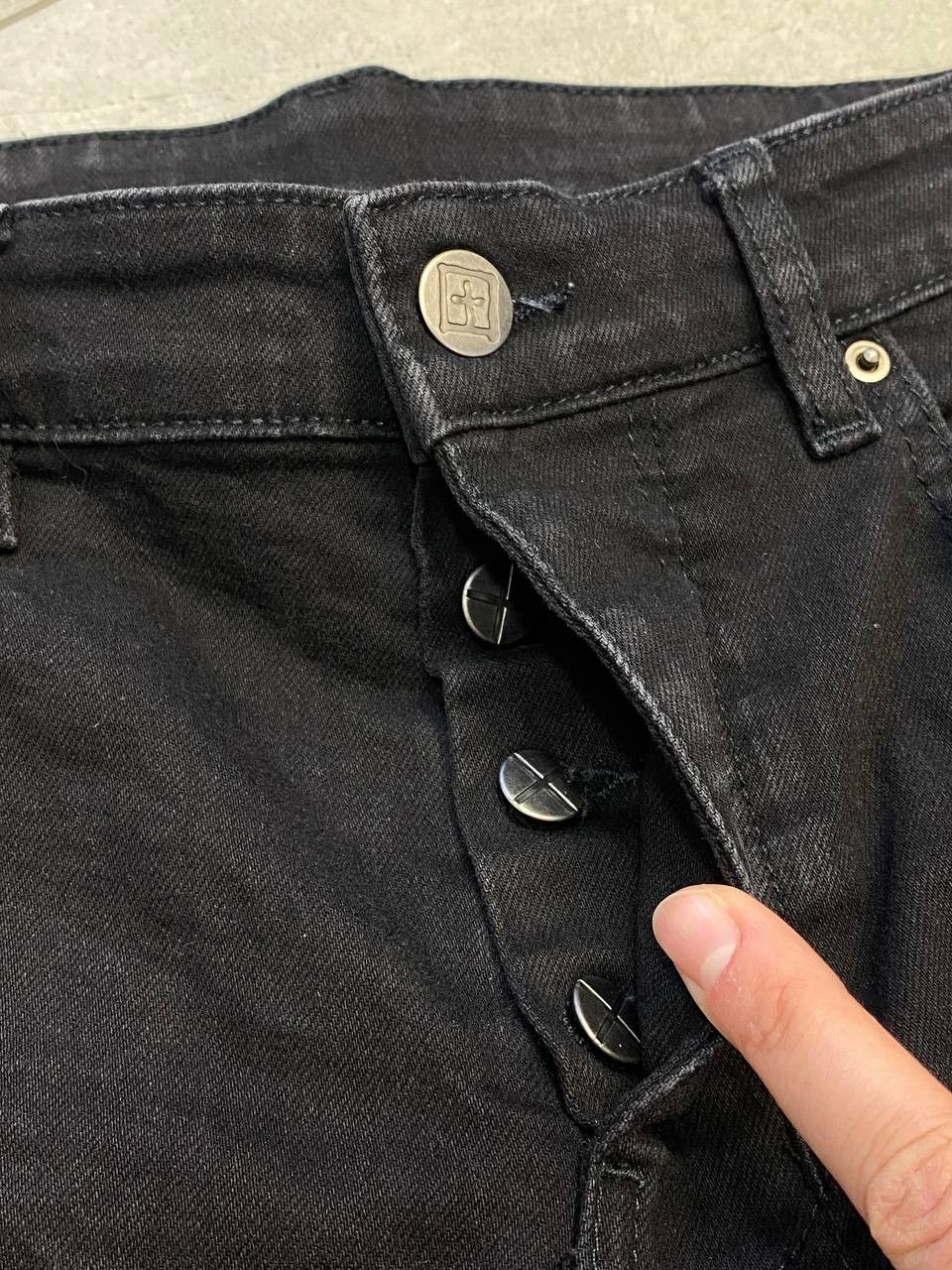 Ksubi KSUBI KM-72 Slim Denim Logo Pants Size US 32 / EU 48 - 16 Thumbnail