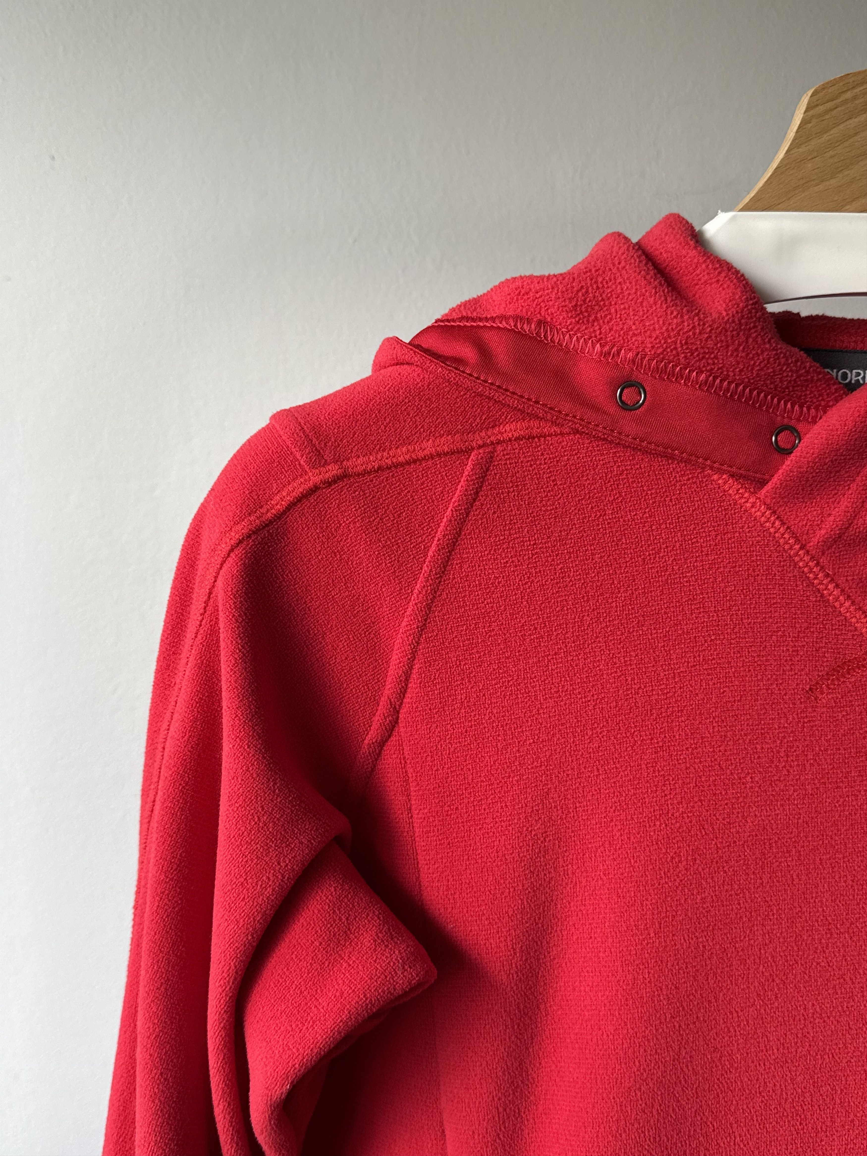 Norrona Norrona Falketind Warm1 Red Polartec Fleece Outdoor Hoodie Size M / US 6-8 / IT 42-44 - 5 Thumbnail