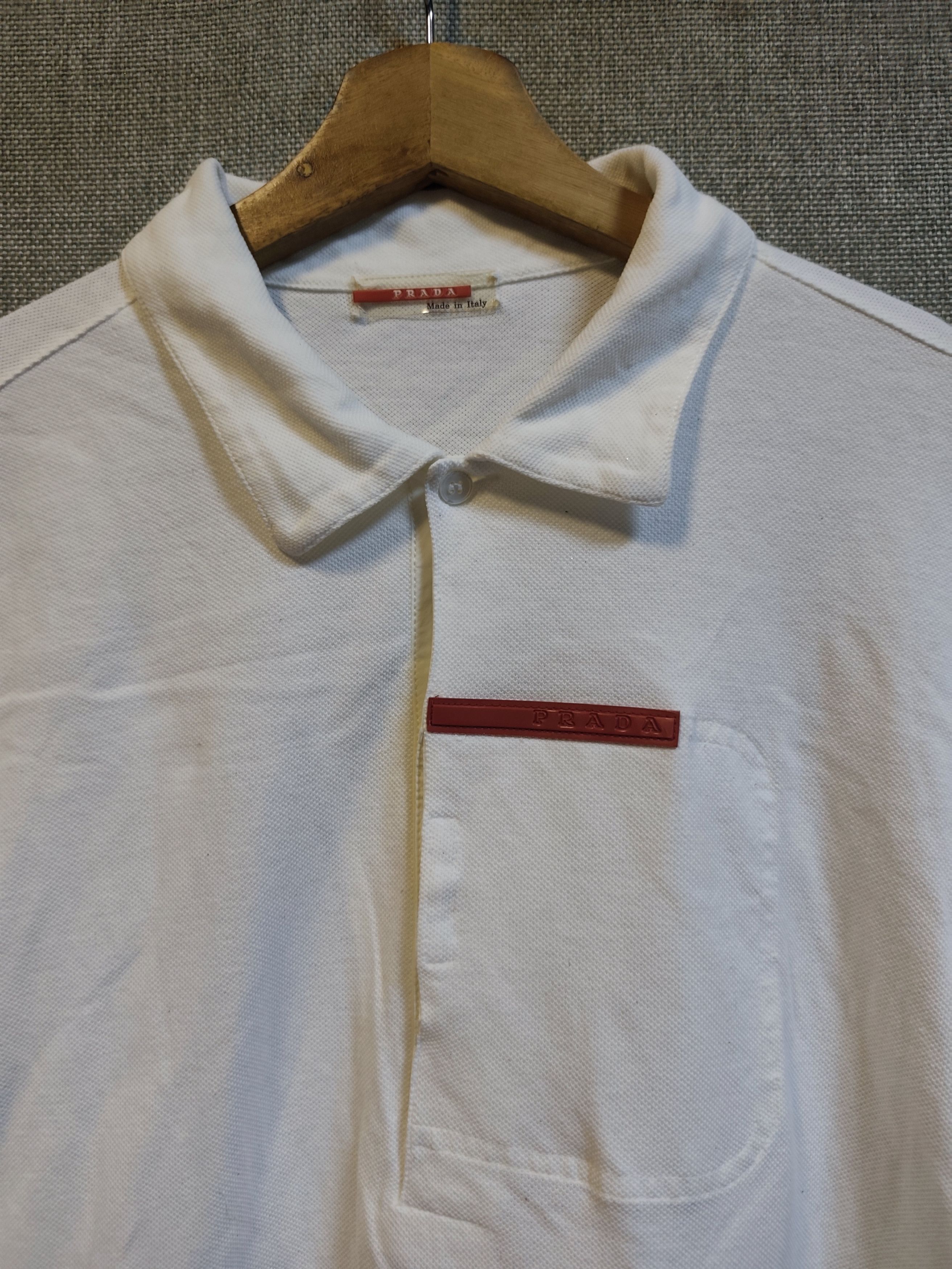 Prada Prada Polo Shirt Made In Italy Size US L / EU 52-54 / 3 - 4 Thumbnail
