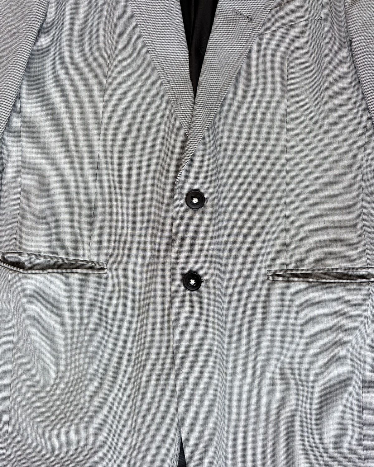Ann Demeulemeester Ann De Meulemeester grey blazer Size 46L - 2 Thumbnail