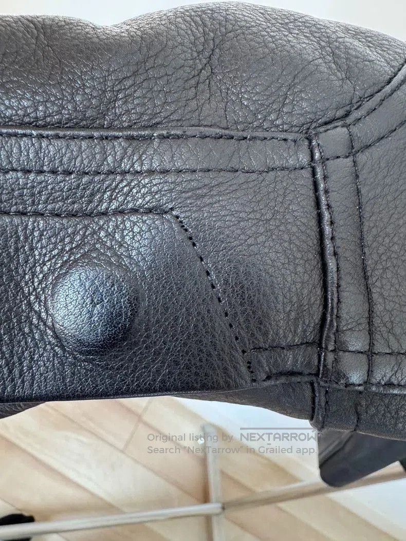 Rick Owens Rick Owens Black Leather Jacket with Asymmetrical Zipper. Size US L / EU 52-54 / 3 - 9 Thumbnail