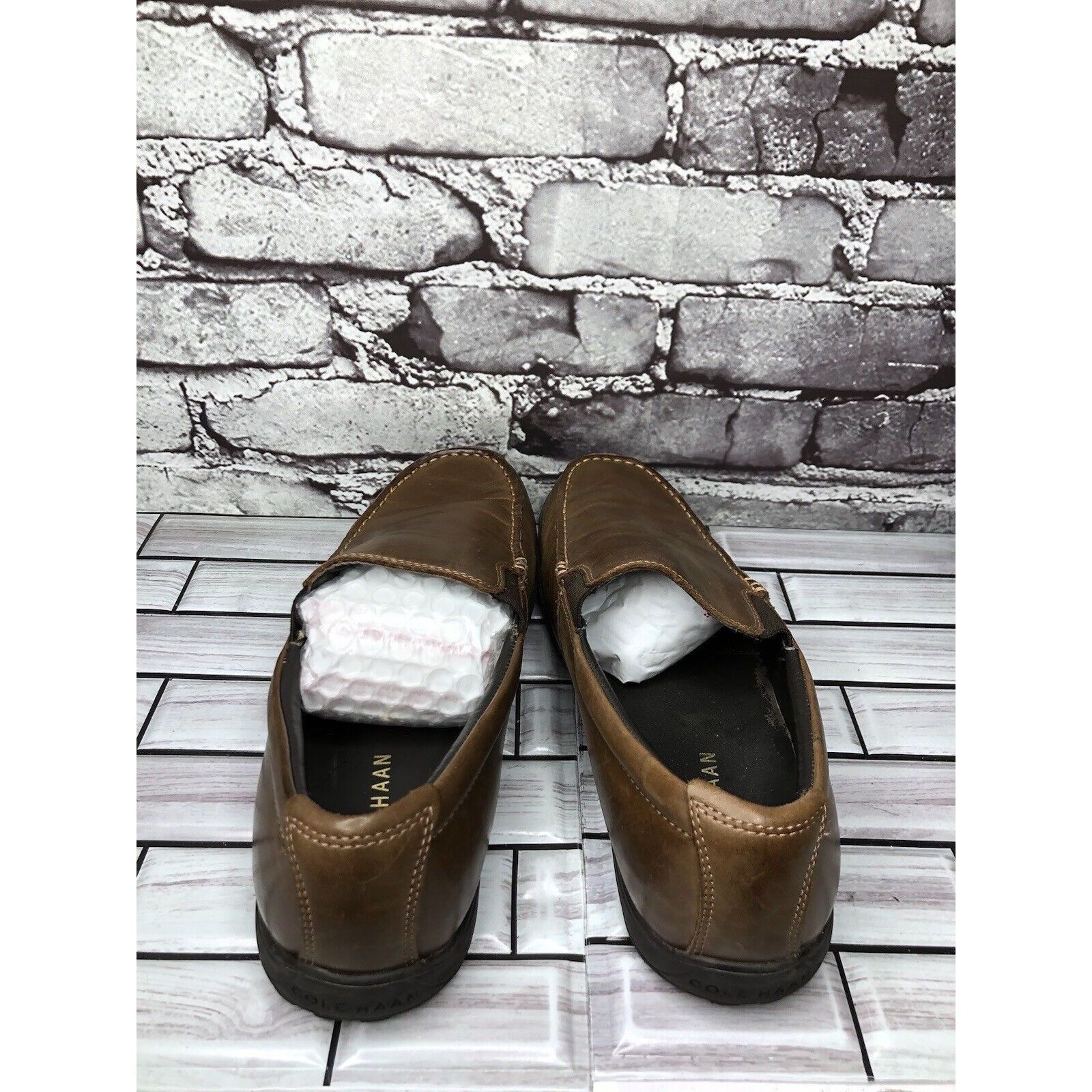 Cole Haan Cole Haan Brown Leather Slip On Casual Loafers Driving Shoes Size US 9 / EU 42 - 20 Thumbnail