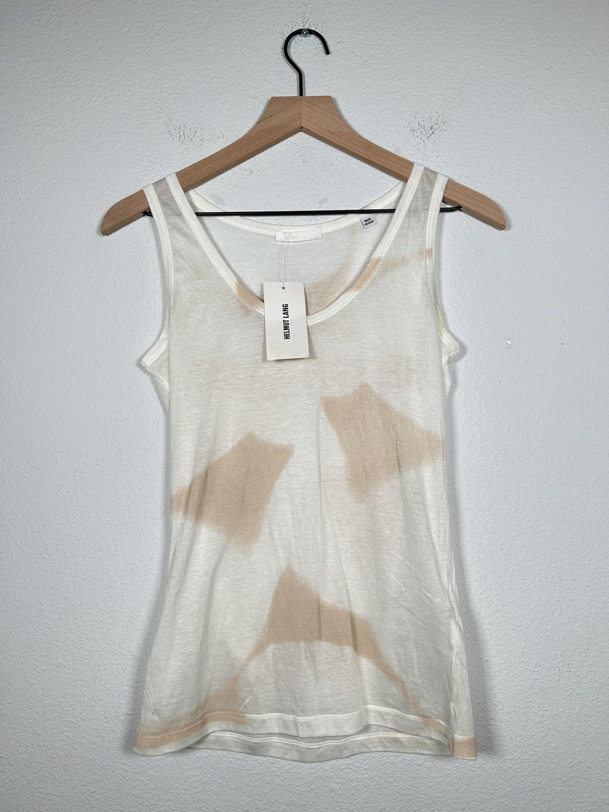 Helmut Lang SS05 Spray Paint Logo Tank Top Size US S / EU 44-46 / 1 - 1 Thumbnail