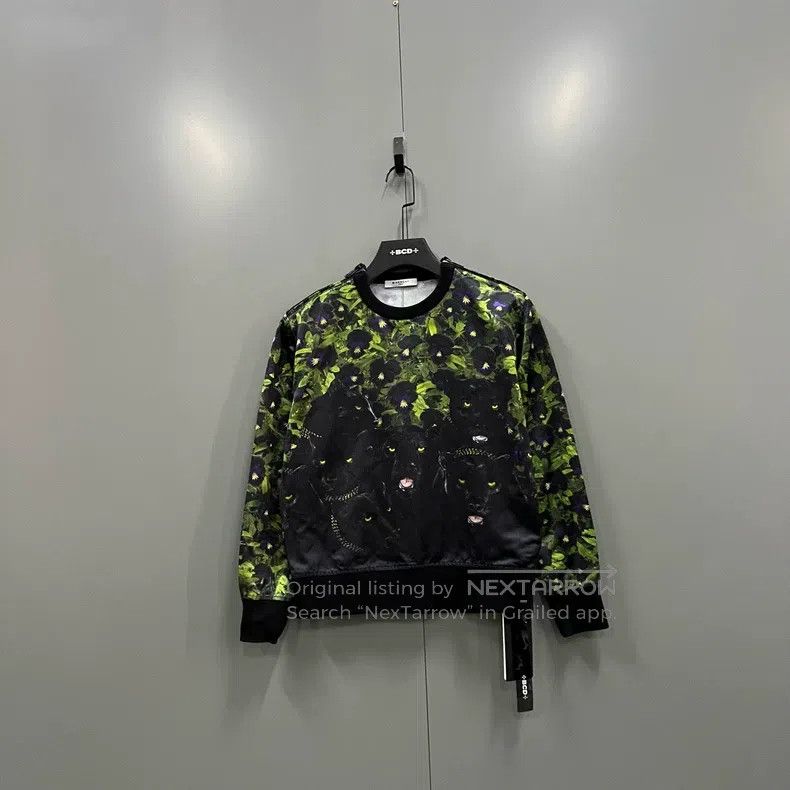 Givenchy Givenchy Size38 Dog Head Flower Print Hoodie Size US M / EU 48-50 / 2 - 1 Thumbnail