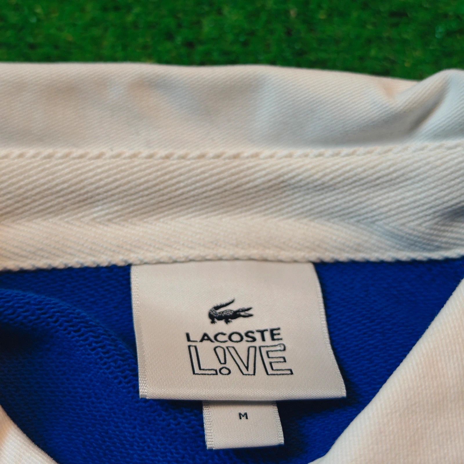 Lacoste Lacoste Polo Sweatshirt blue mens Medium rugby collared Size US M / EU 48-50 / 2 - 6 Thumbnail