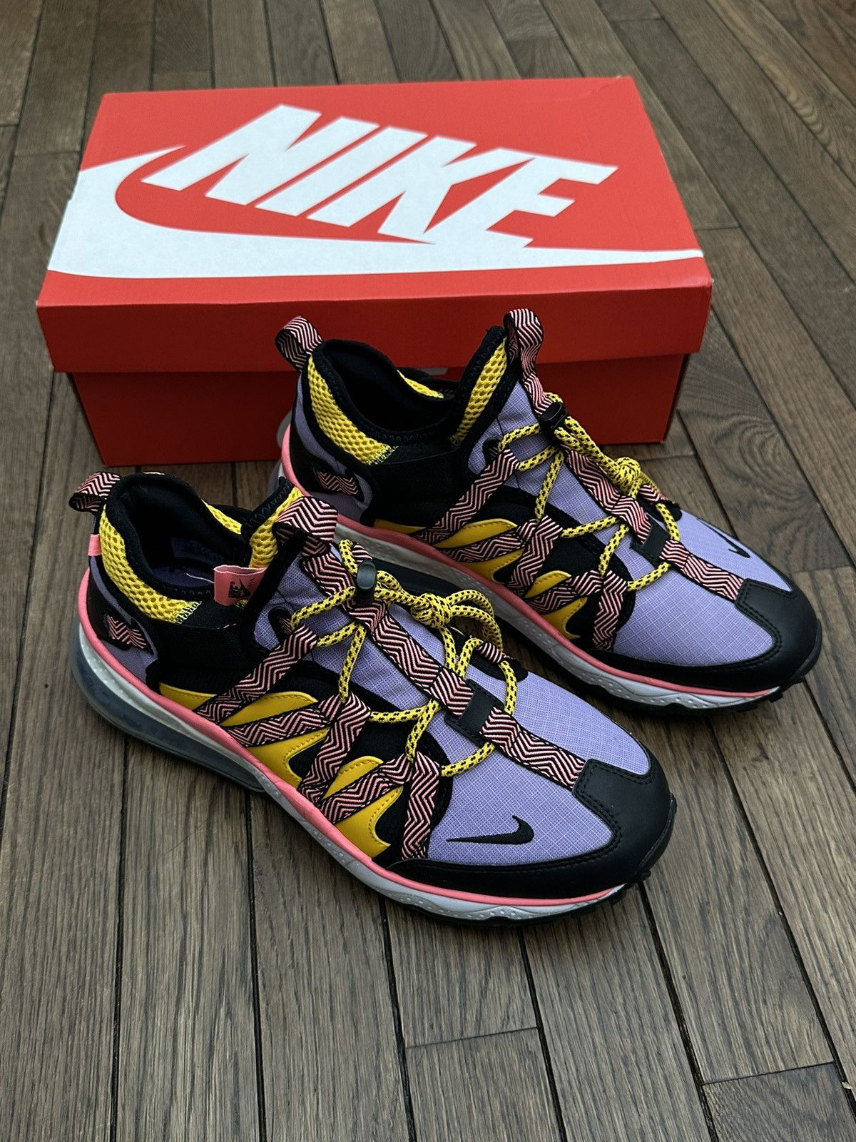 Nike Nike Air Max 270 Bowfin Black Atomic Violet Amarillo Sz. 10 Grailed