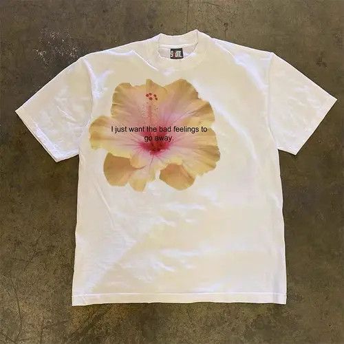 Vintage Asaoka x Jingu White casual retro loose floral print t-shirt Size US L / EU 52-54 / 3 - 7 Thumbnail